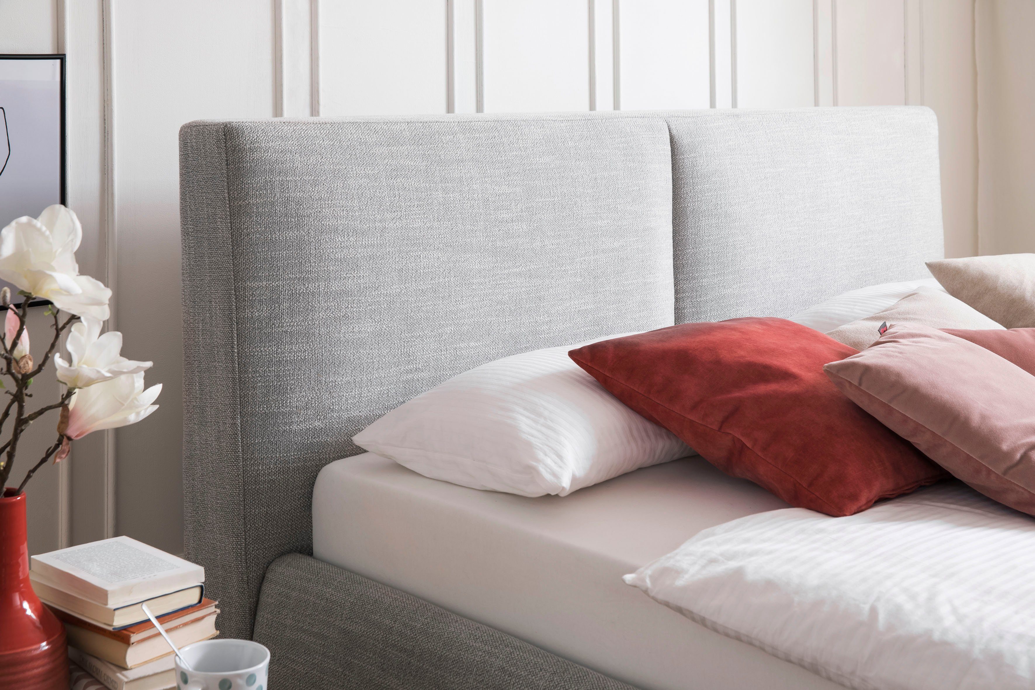 meise.möbel Gestoffeerd bed Atesio Naar keuze met lattenbodem, matras en bedkist