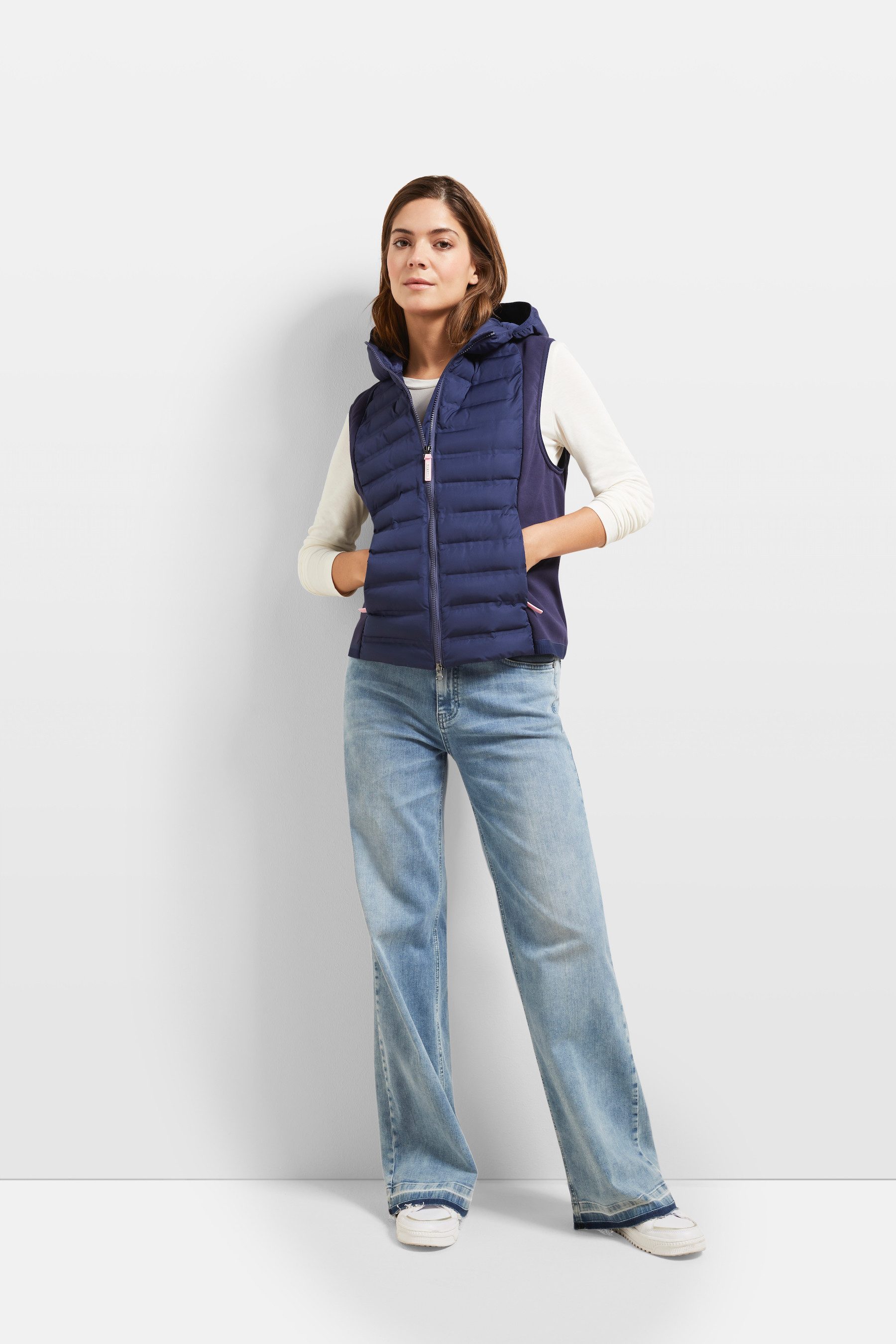 Bugatti Bodywarmer in stiksel-look