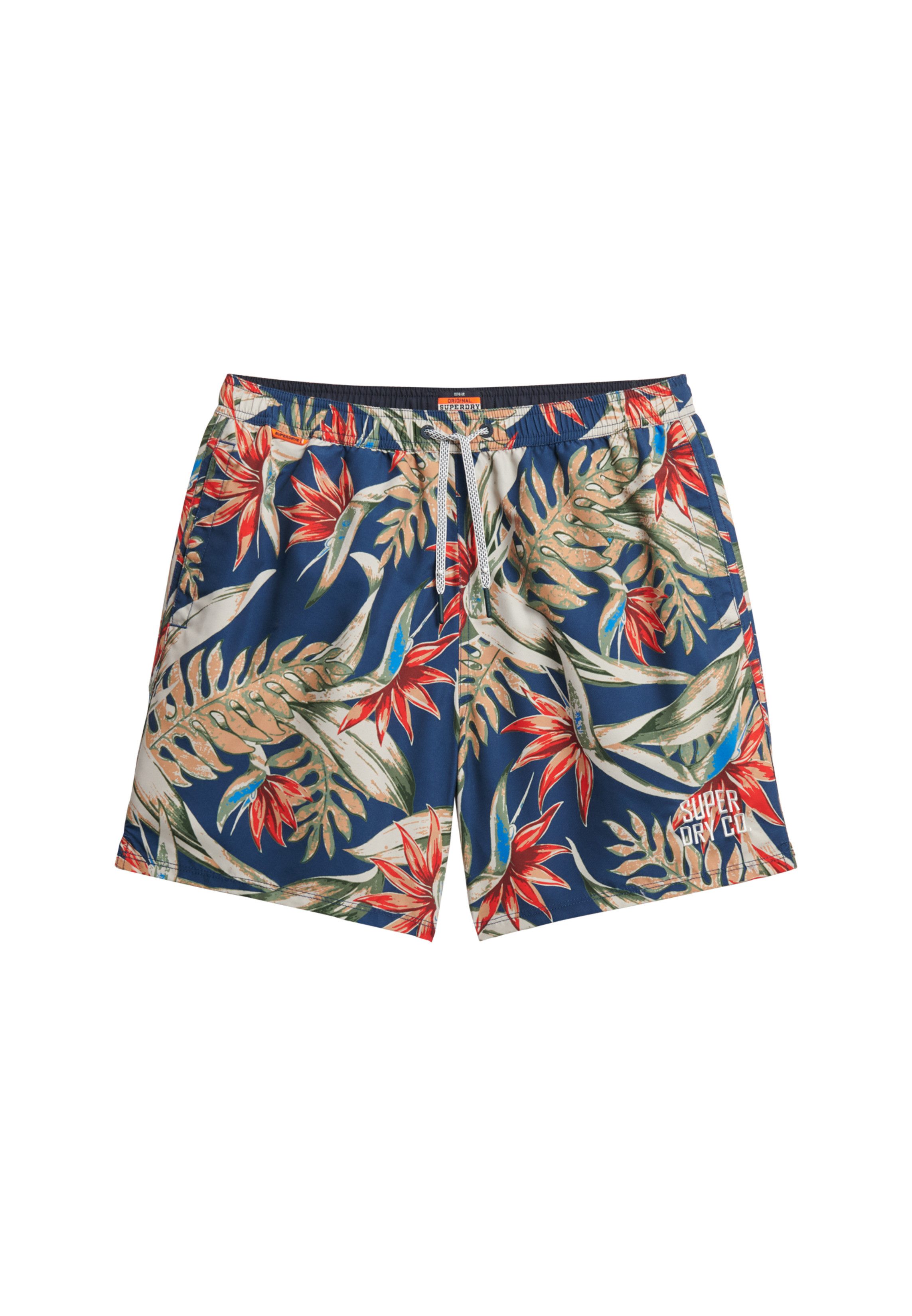 Superdry Zwemshort HAWAIIAN PRINT 17 SWIM SHORT