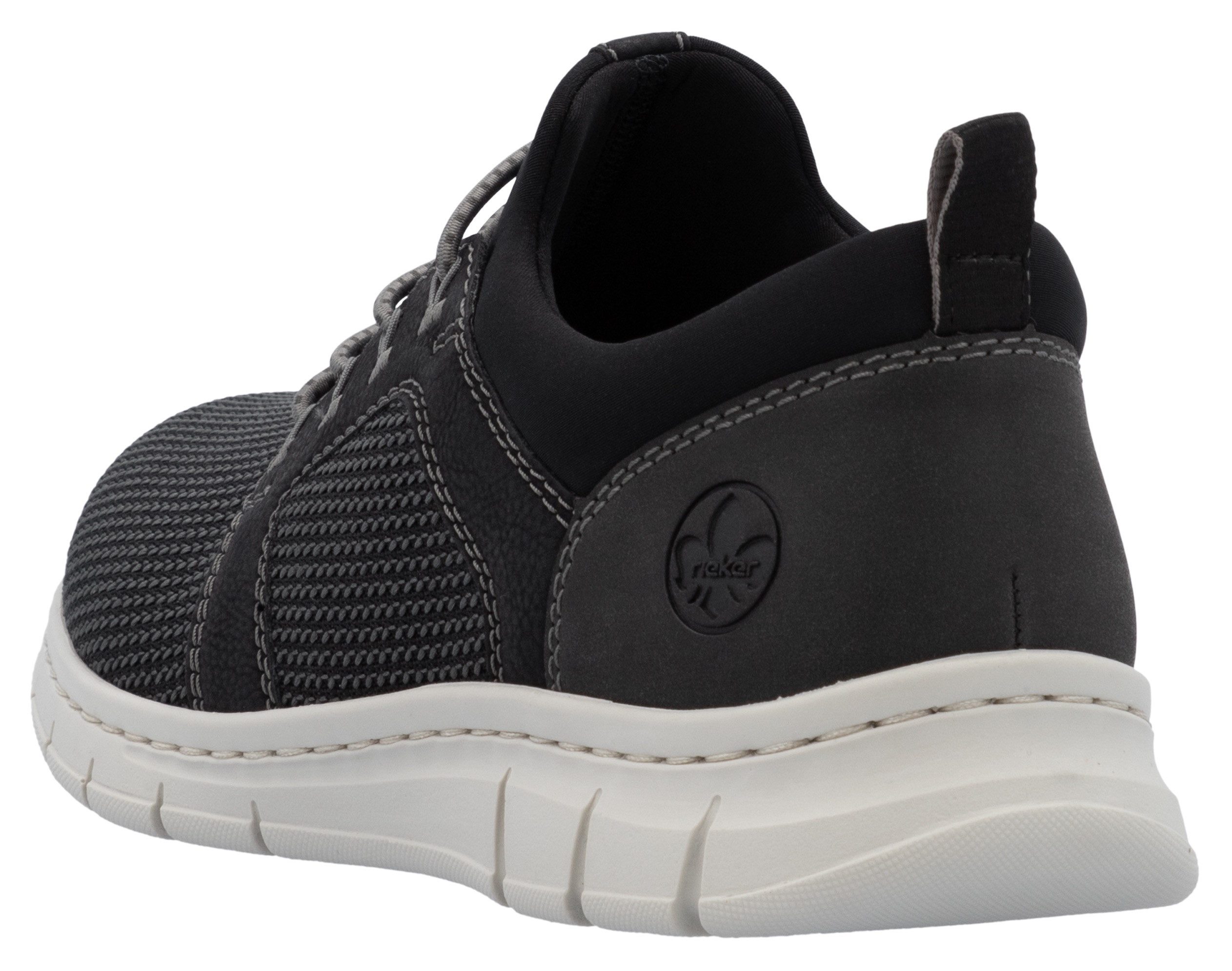 Rieker Slip-on sneakers , instapschoen, lage schoen, vrijetijdsschoen met elastiek, om in te stappen