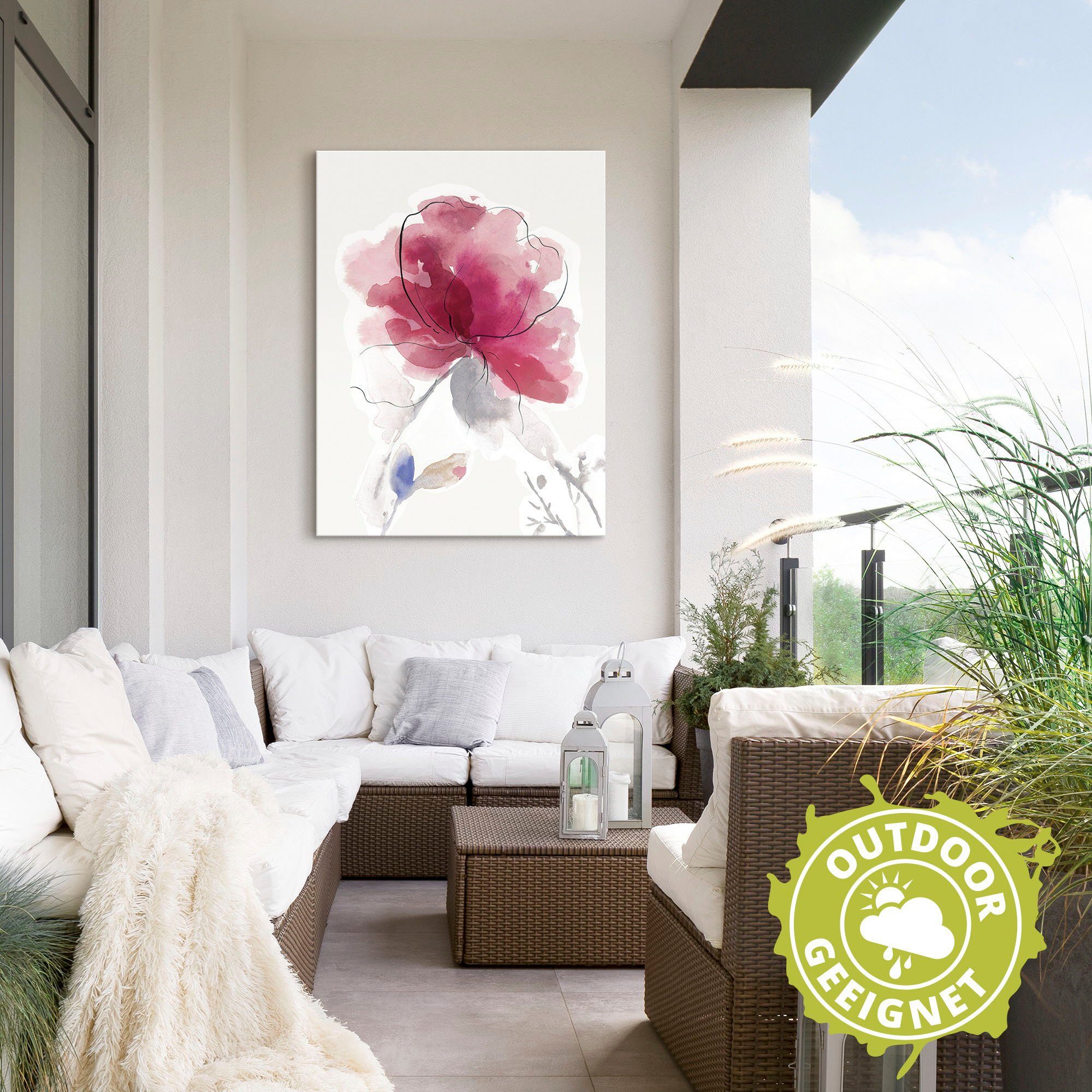 Artland Artprint Roze Bloesem II. als artprint van aluminium, artprint voor buiten, artprint op linnen, poster in verschillende maten. maten