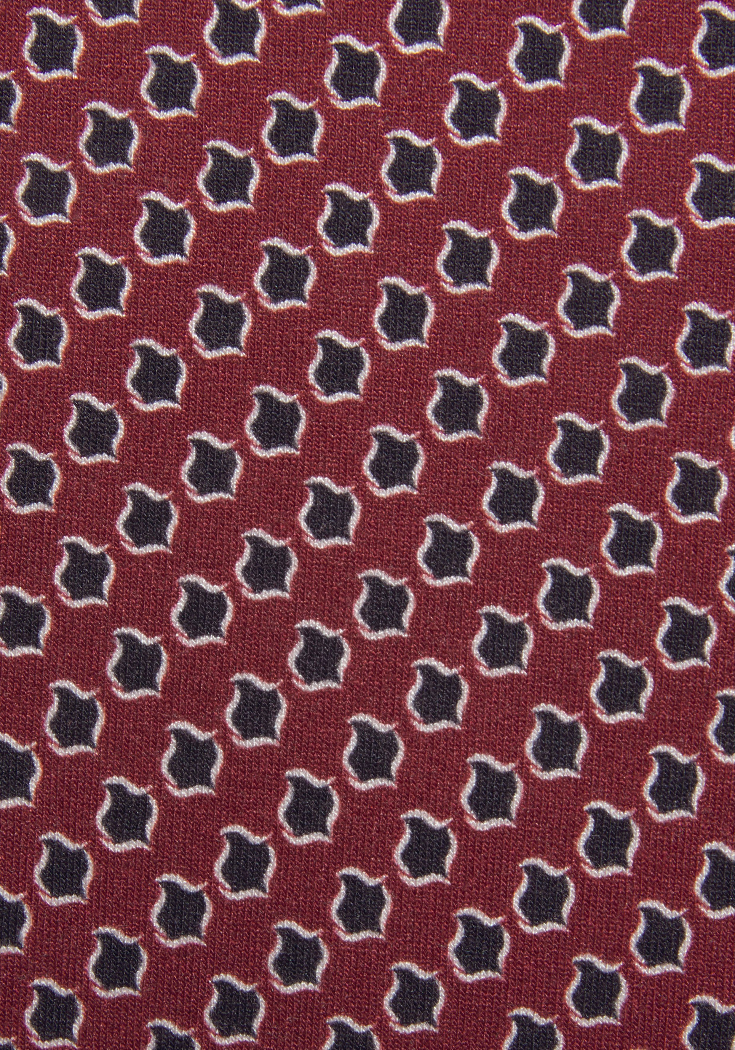 Vivance Shirt met ronde hals Met goudkleurige sierknop bij de hals