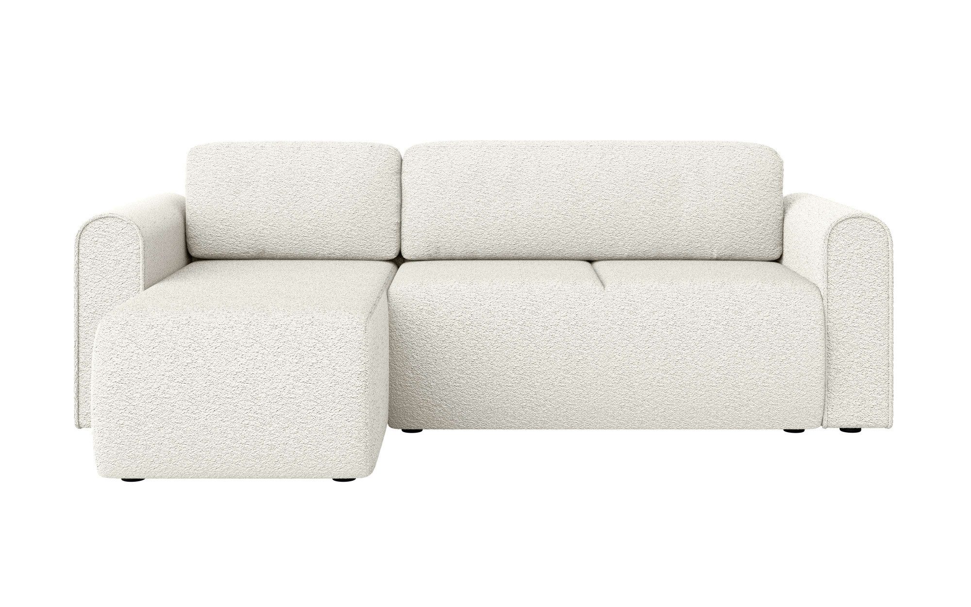 INOSIGN Hoekbank Zacharia optioneel slaapbank met opbergruimte, B/D/H 250/166/86 cm L-vorm met golfondersteuning, recamière aan beide zijden te monteren