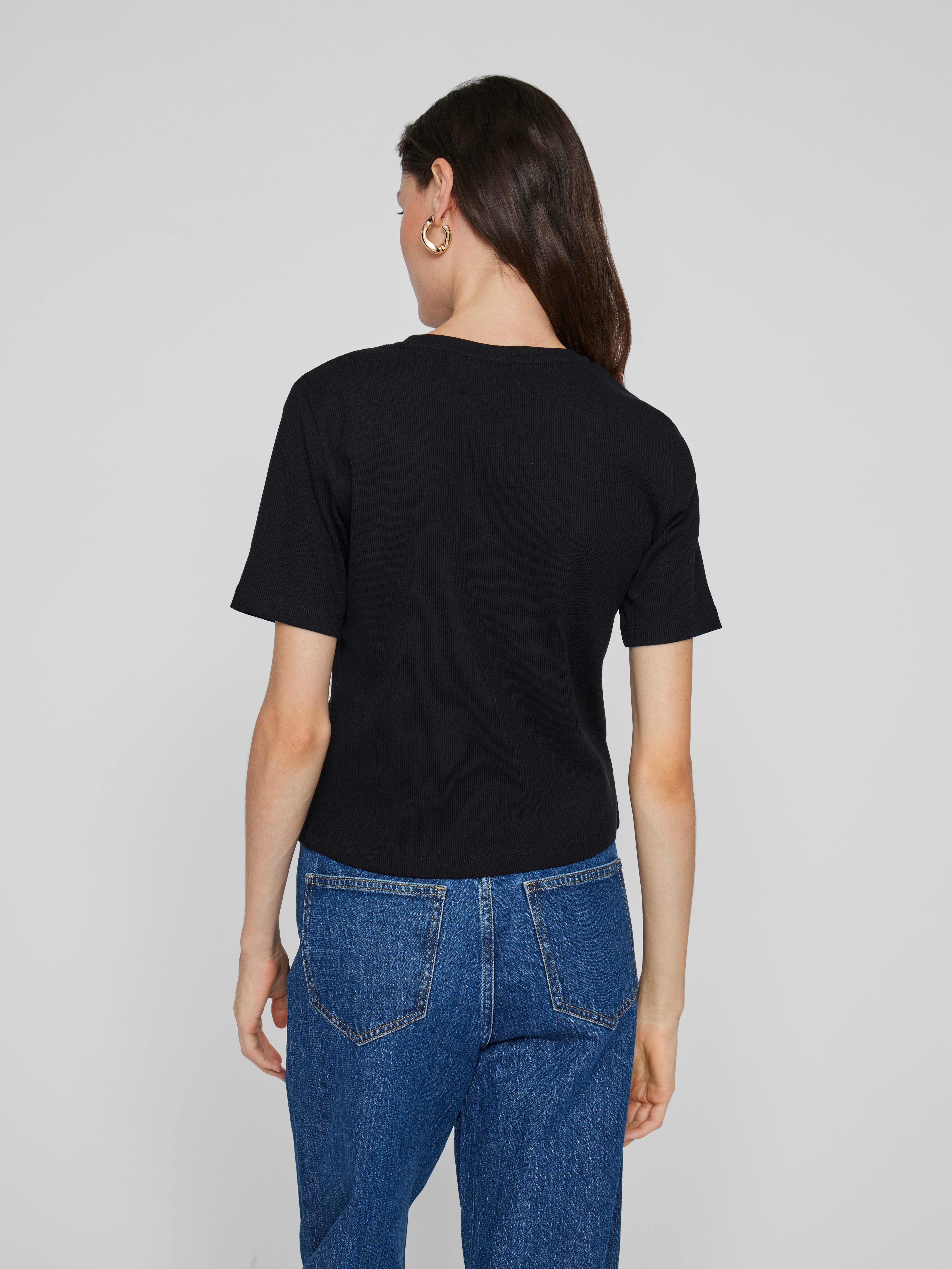 Vila Shirt met korte mouwen VISOLA S/S T-SHIRT - NOOS