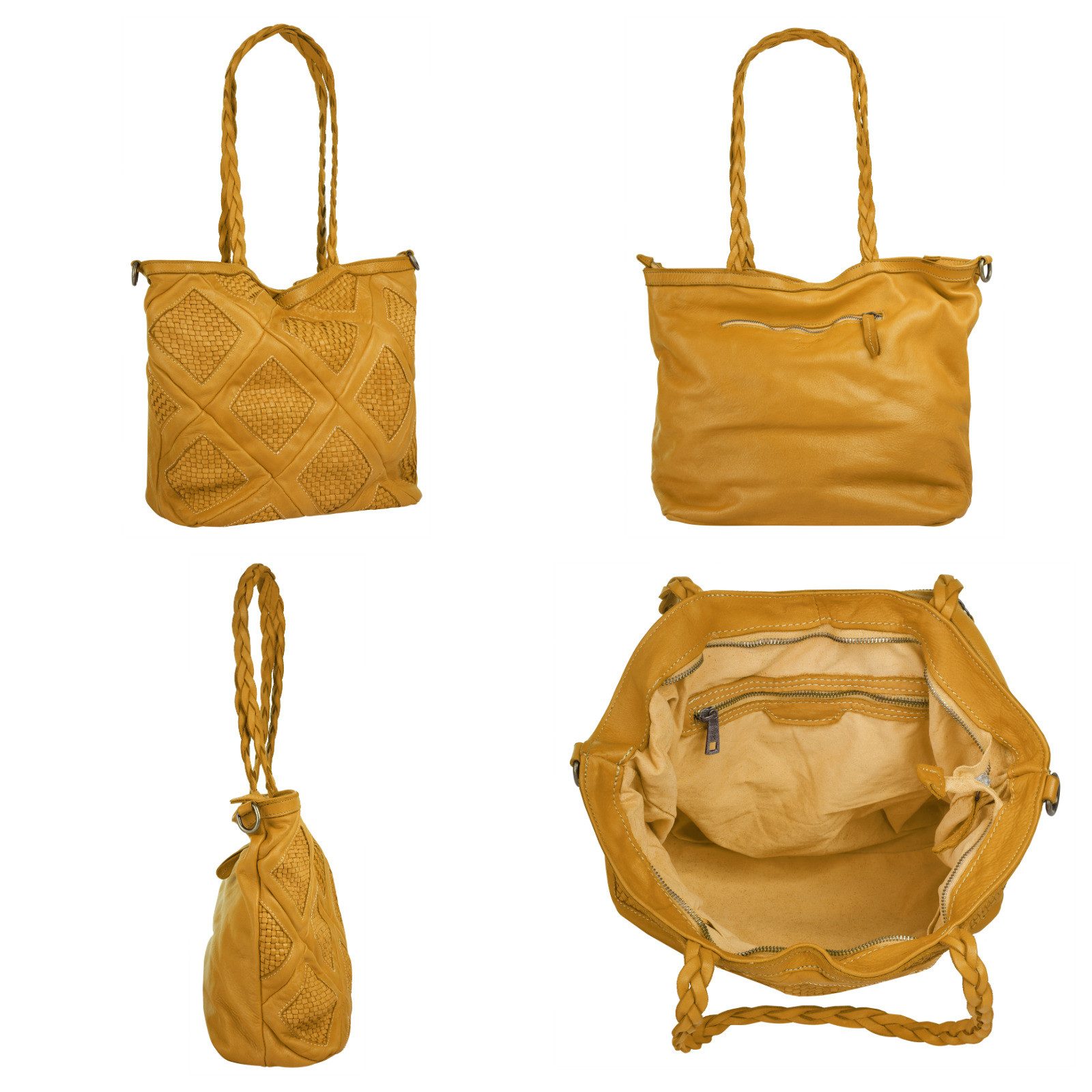 Samantha Look Shopper echt leer, made in italy