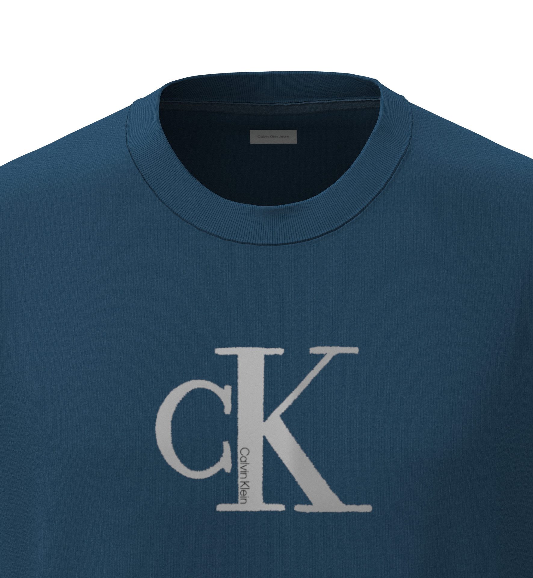 Calvin Klein T-shirt SS CNTR MNGRM E CLSS