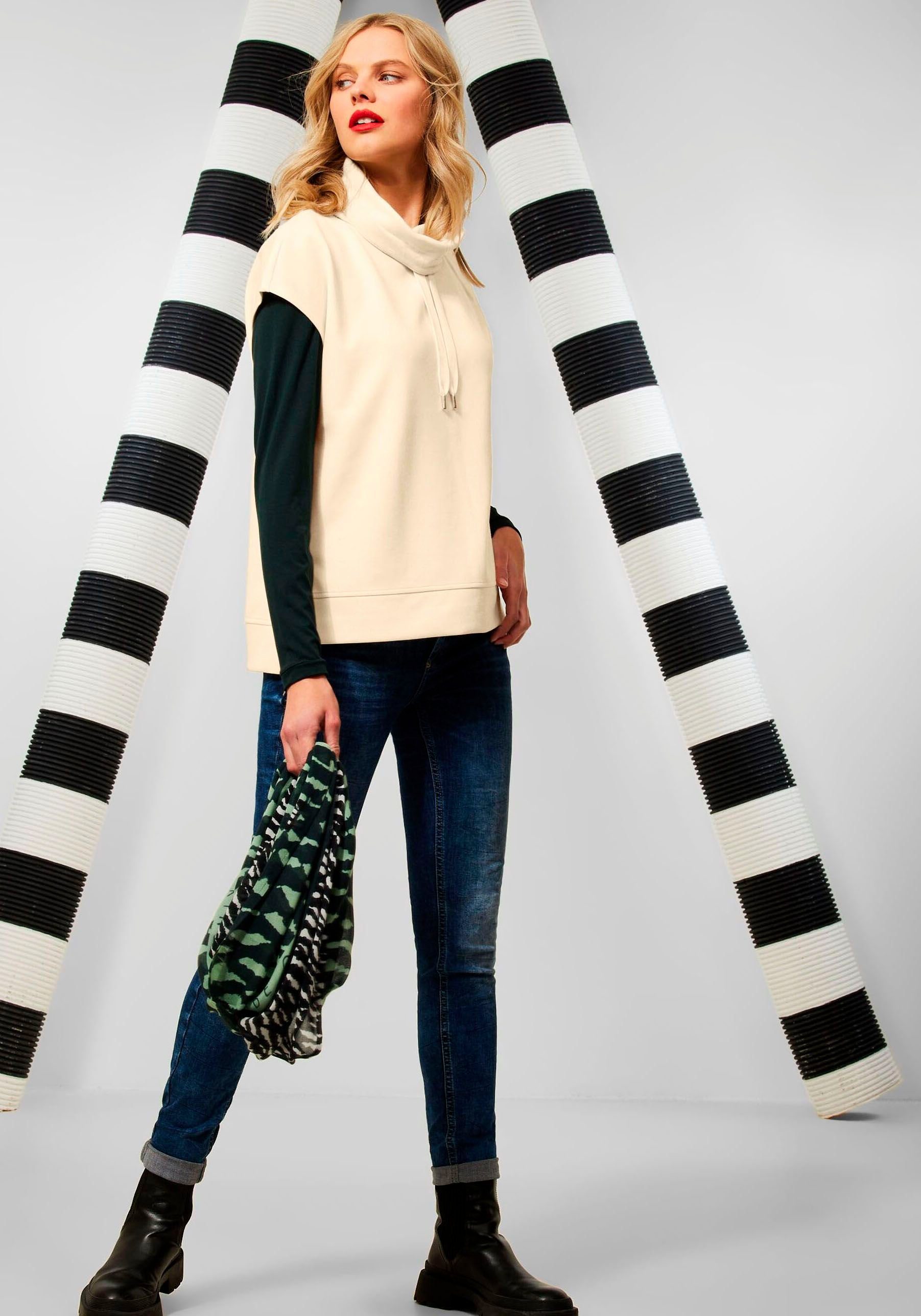 STREET ONE Sweatshirt mouwloos