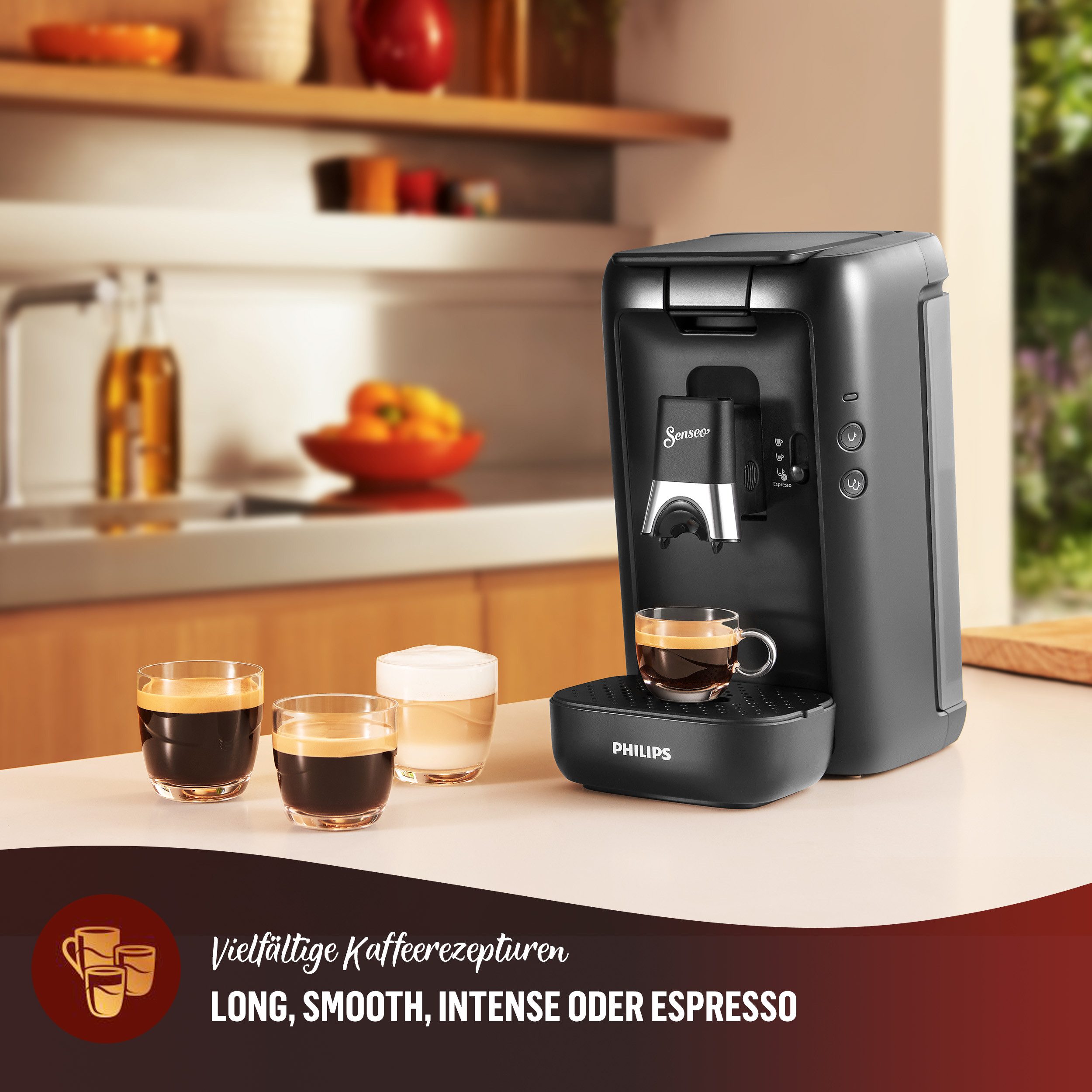 Senseo Koffiepadautomaat Maestro CSA260/60, met drie koffie-instellingen