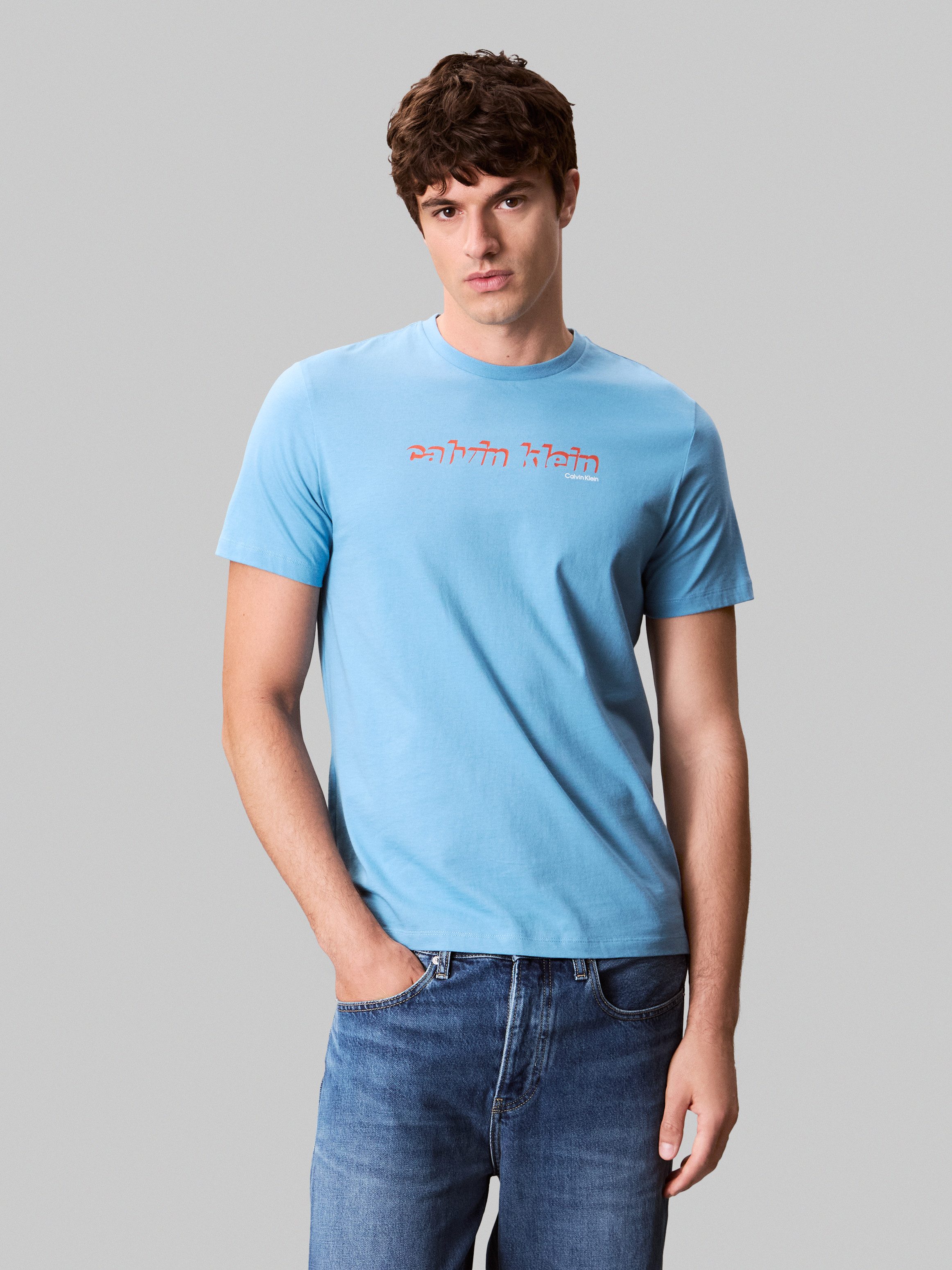 Calvin Klein T-shirt SS 30s E CLVN LN 3D