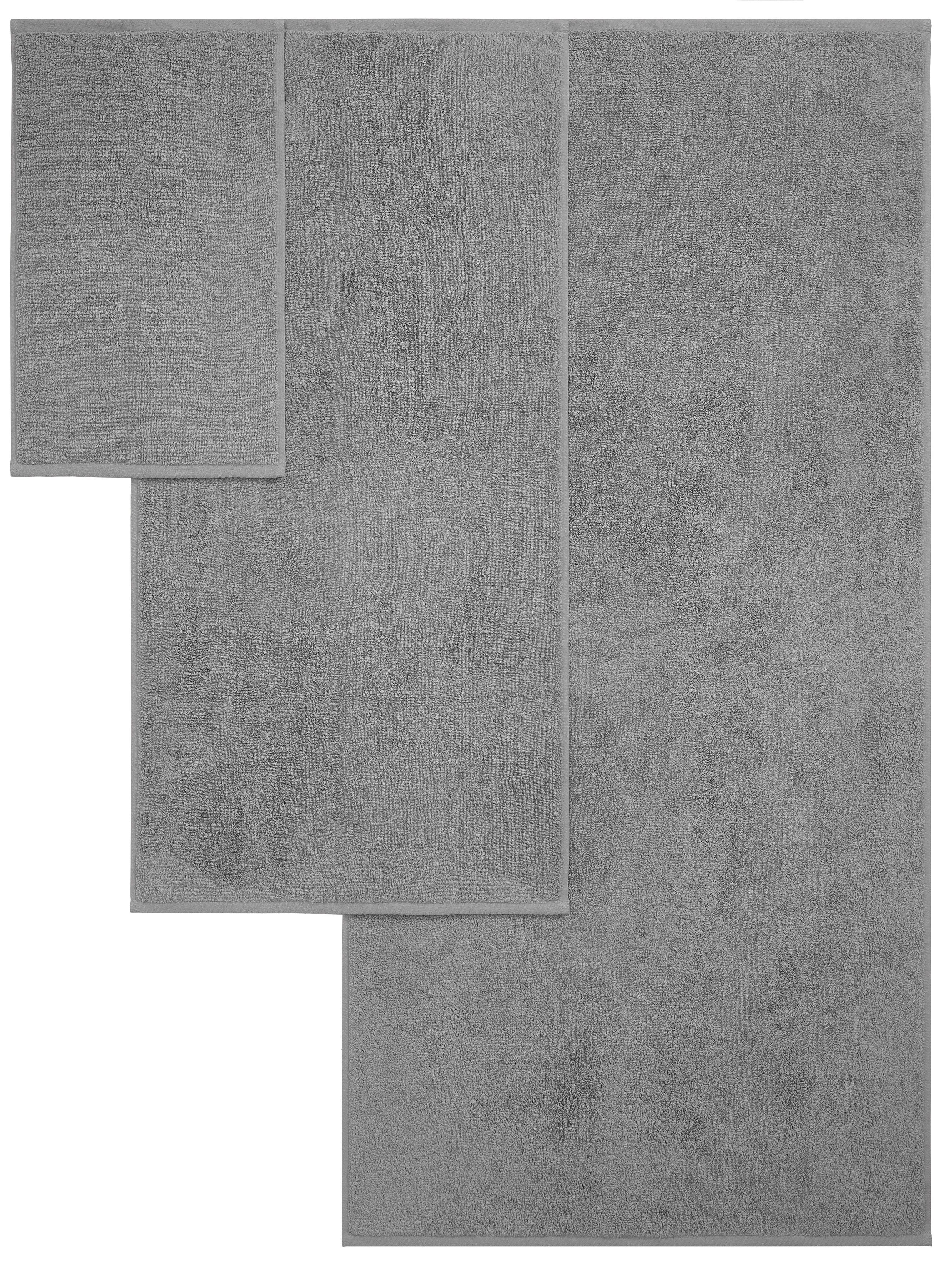 Bruno Banani Handdoekenset Lana, handdoek in premium kwaliteit 600g/m² hoogwaardig, stijlvol, zacht, extra zwaar, fluffy hotelkwaliteit (set, 6-delig)