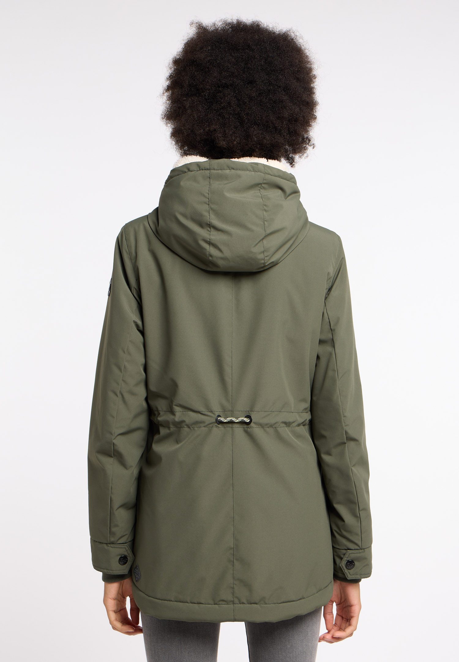 Ragwear Parka MONADIS WARM waterafstotende overgangsjas met verwarmende teddypluche voering