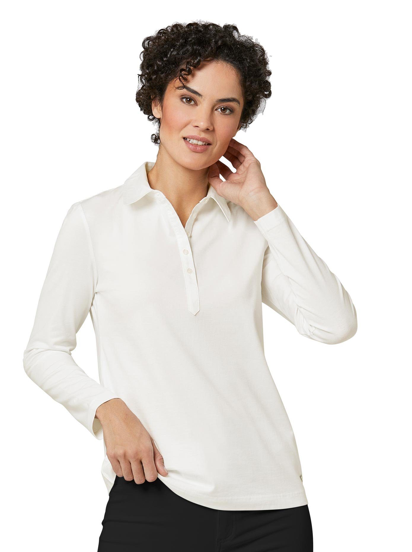 CREATION L PREMIUM Poloshirt Pima katoenen poloshirt (1-delig)