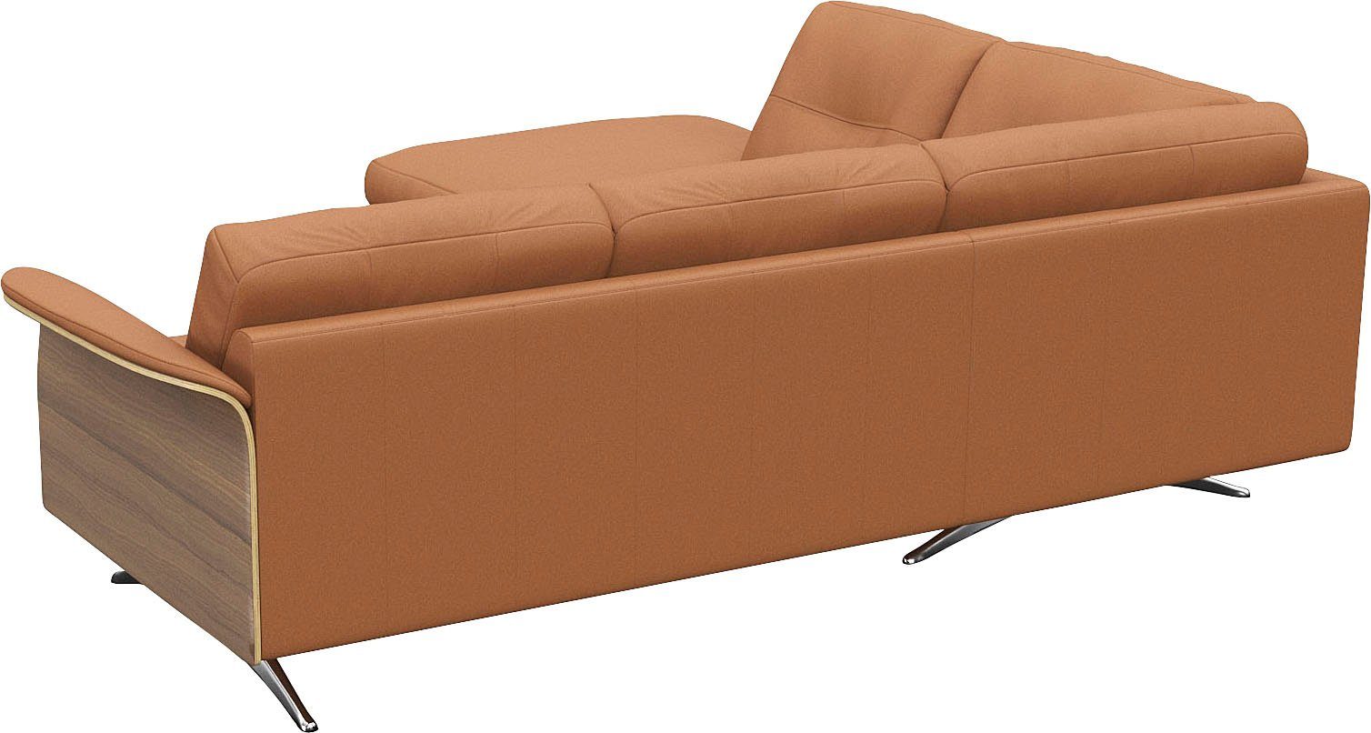FLEXLUX Hoekbank Glow, super comfortabel door hoogwaardige zitconstructie met binnenvering, L-vorm