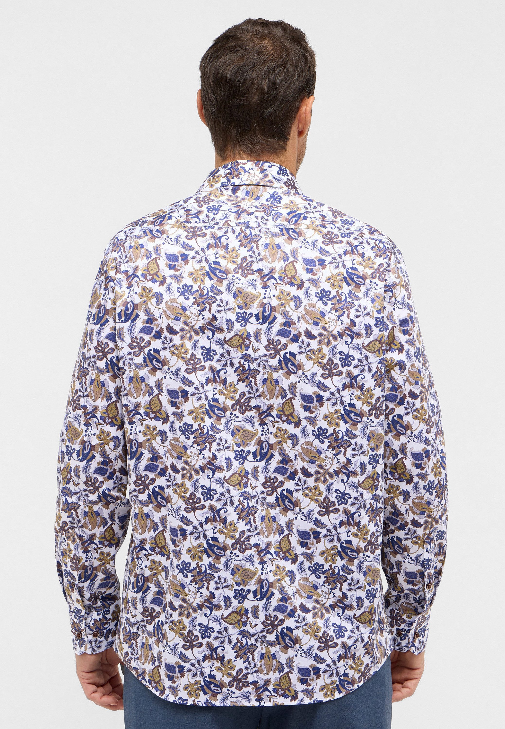 Eterna Overhemd met lange mouwen Comfort fit NON IRON (strijkvrij)