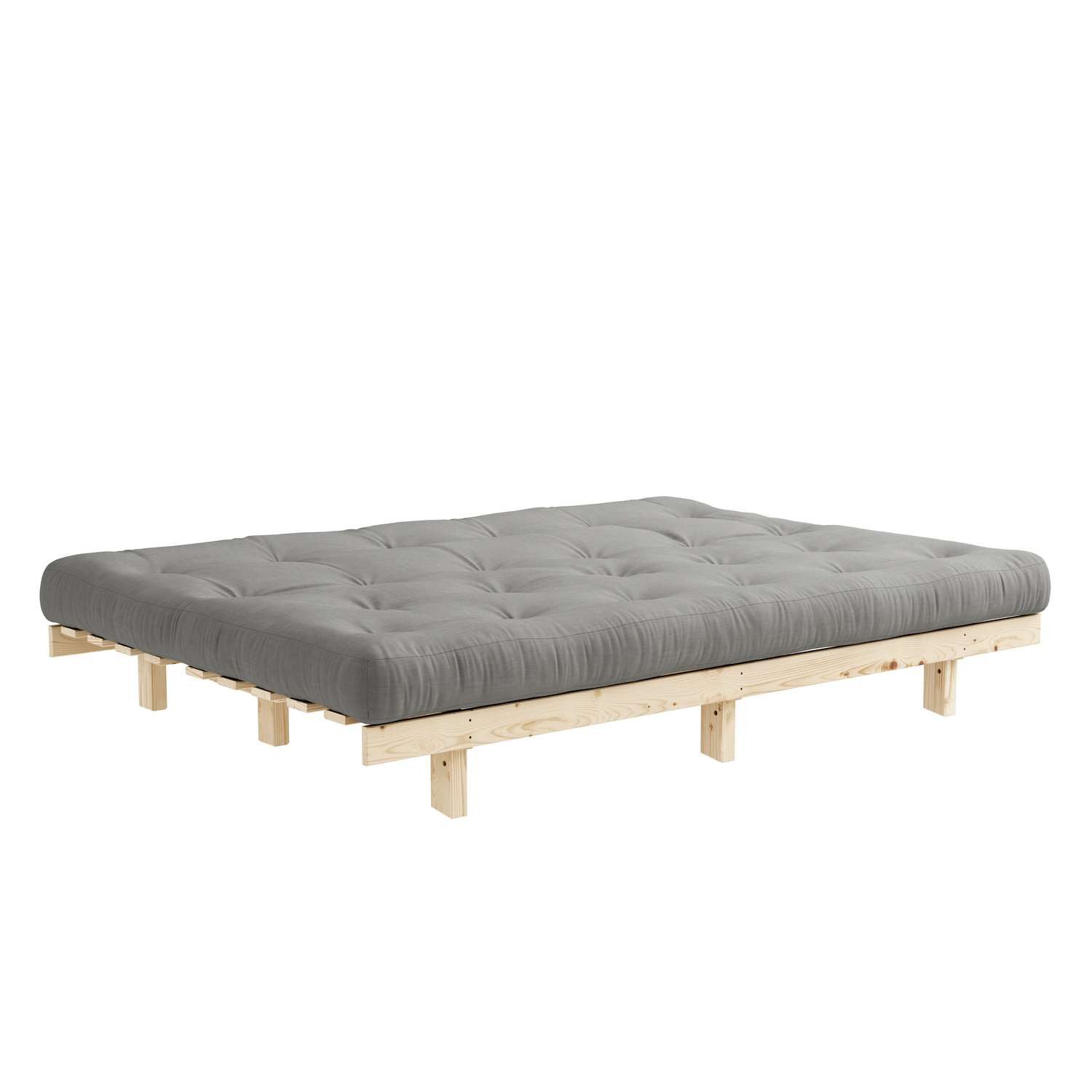 Karup Slaapbank Lean 200 slaapbank, logeerbed, bank met futonmatras Inclusief futonmatras, ligoppervlak 130x200 cm, FSC® gecertificeerd grenen (2 stuks)