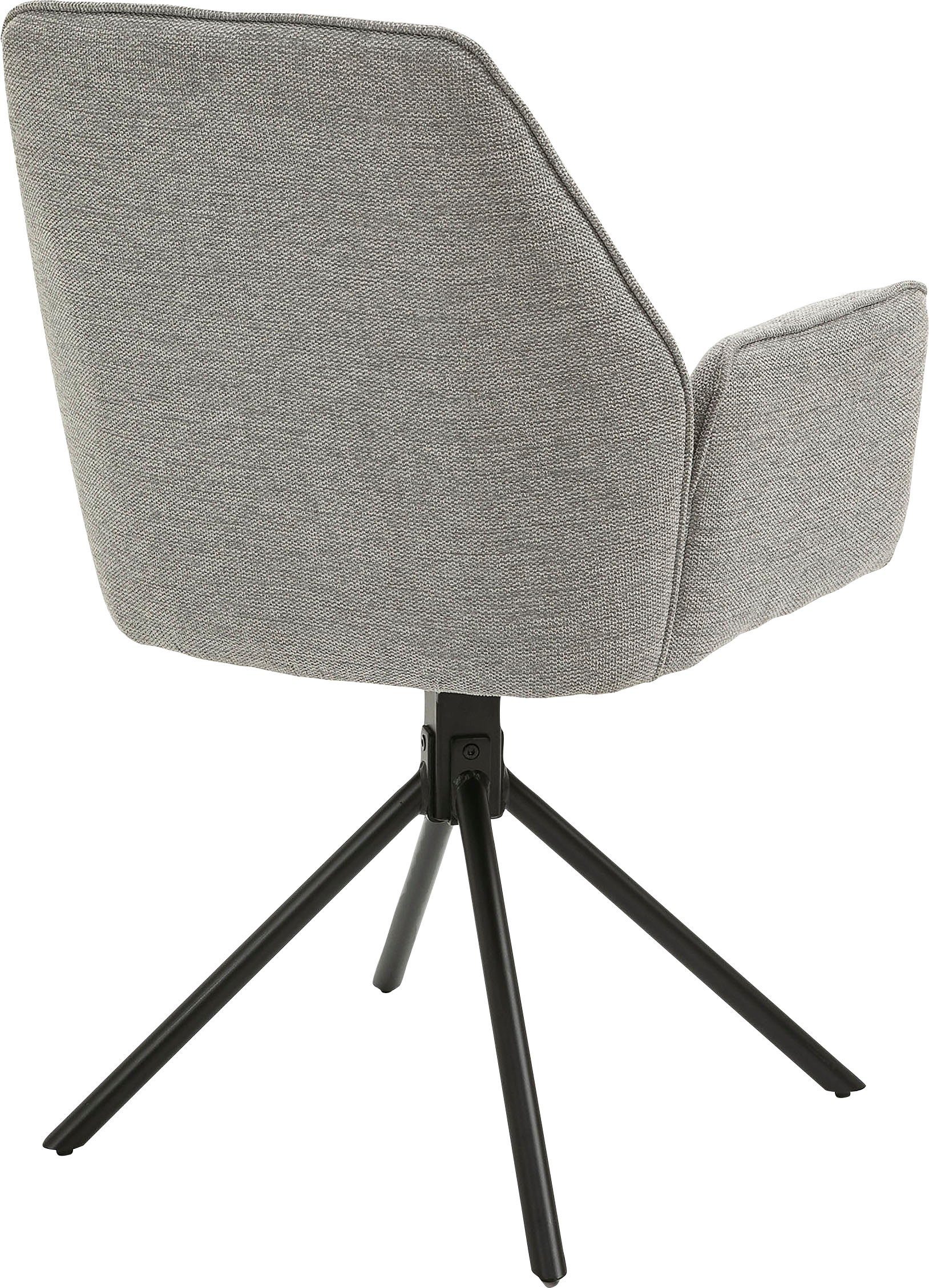 byLIVING Eetkamerstoel Blair set van 2, 360° draaibaar, gezellige fauteuil, verschillende stoffen (set, 2 stuks)