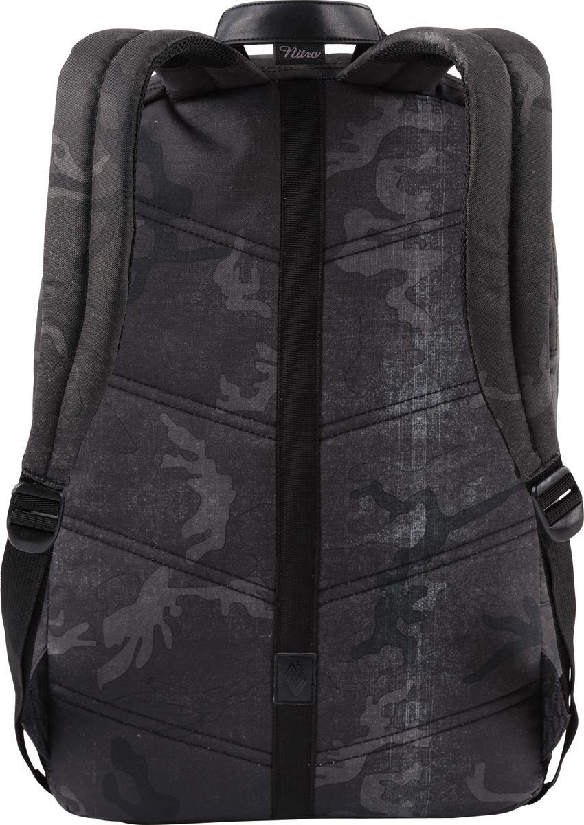 NITRO Vrijetijdsrugzak Urban Plus Daypack, streetpack in retro-stijl, alledaagse rugzak, schoolrugzak