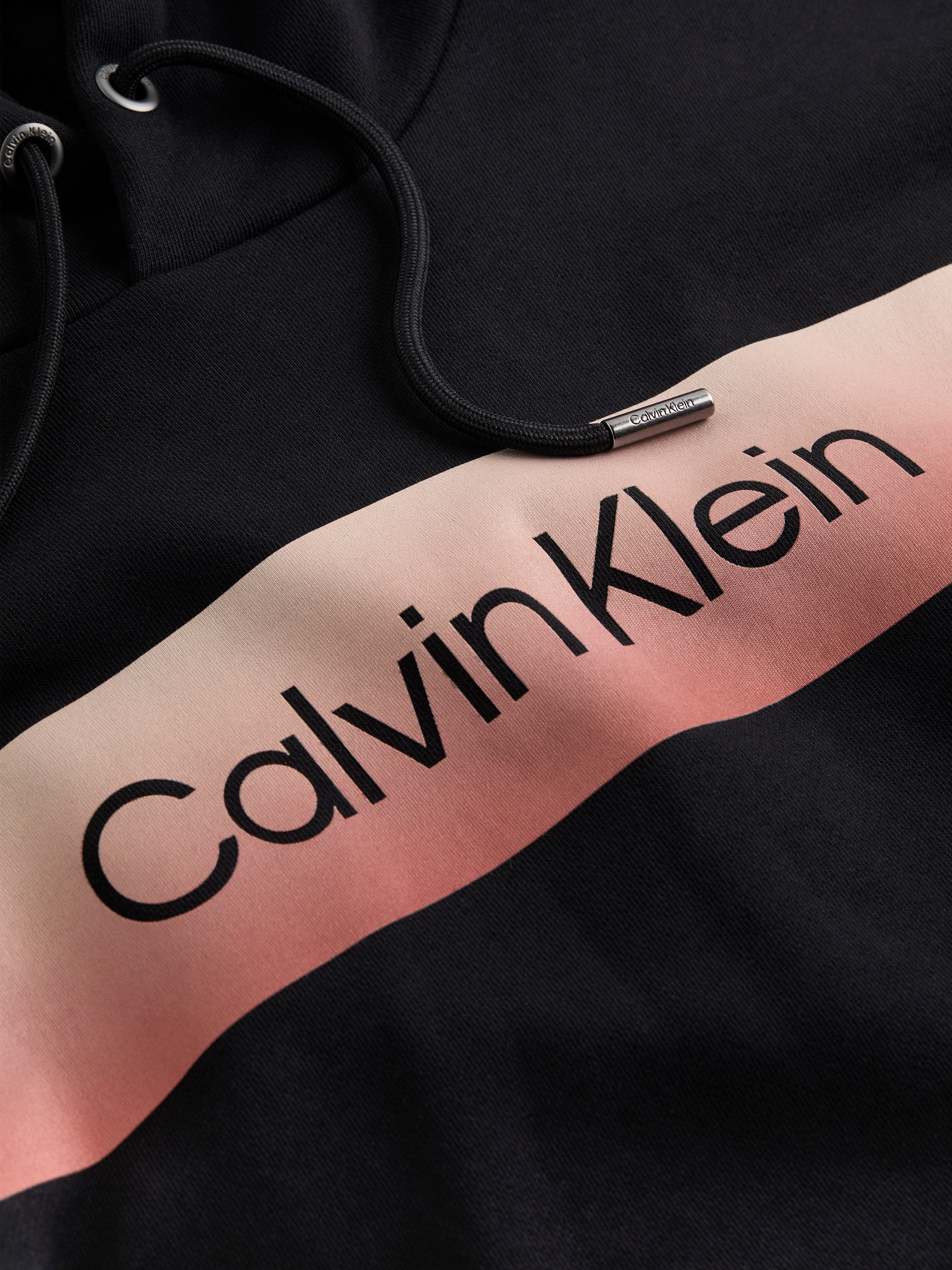 Calvin Klein Hoodie LINEAR OMBRE CHEST LOGO HOODIE