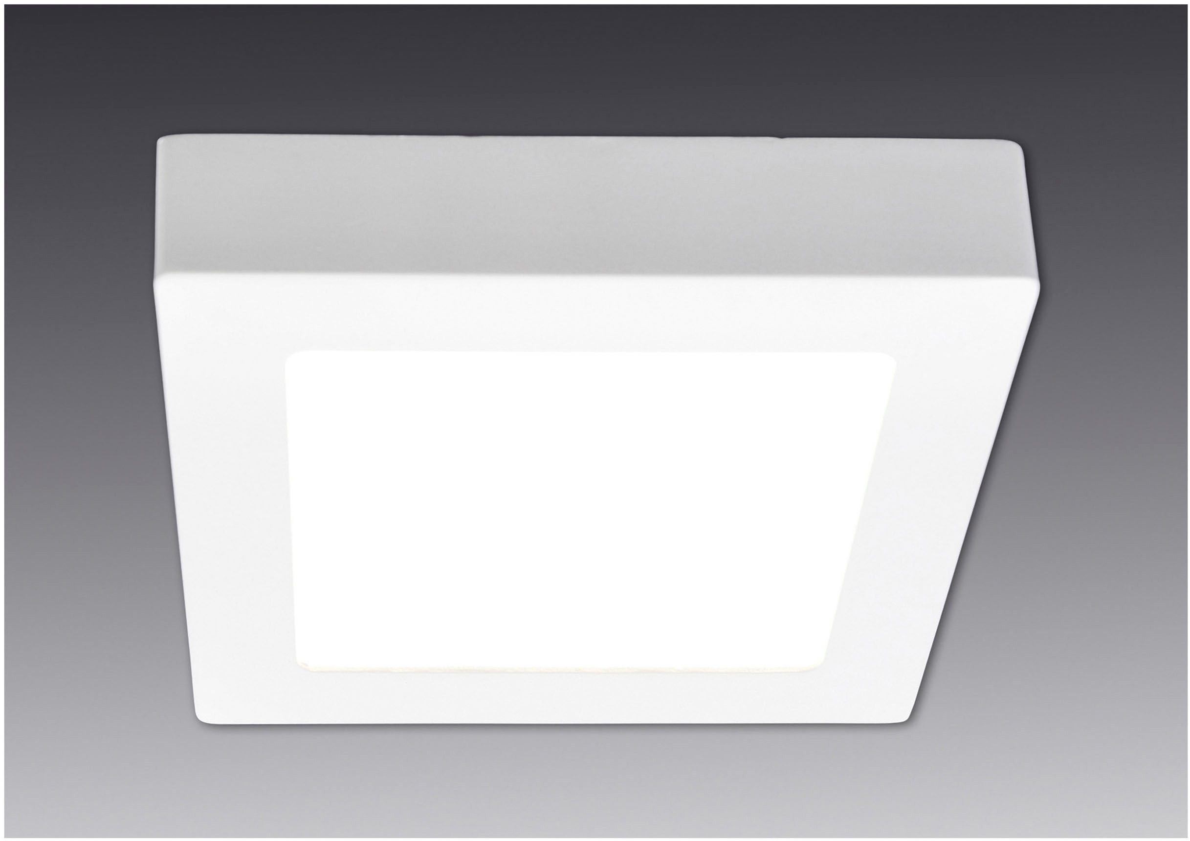 näve Led-paneel Dimplex Opbouwpaneel vierkant wit, dimbaar, faseaan- en afsnijding, 17,2x17,2cm (1 stuk)
