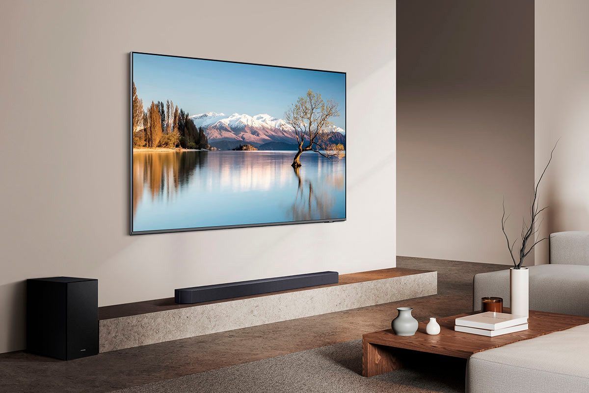 Samsung Soundbar HW-Q610GF Q-soundbar 3.1.2-kanaals surround systeem, dolby atmos i dts:x, adaptief geluid
