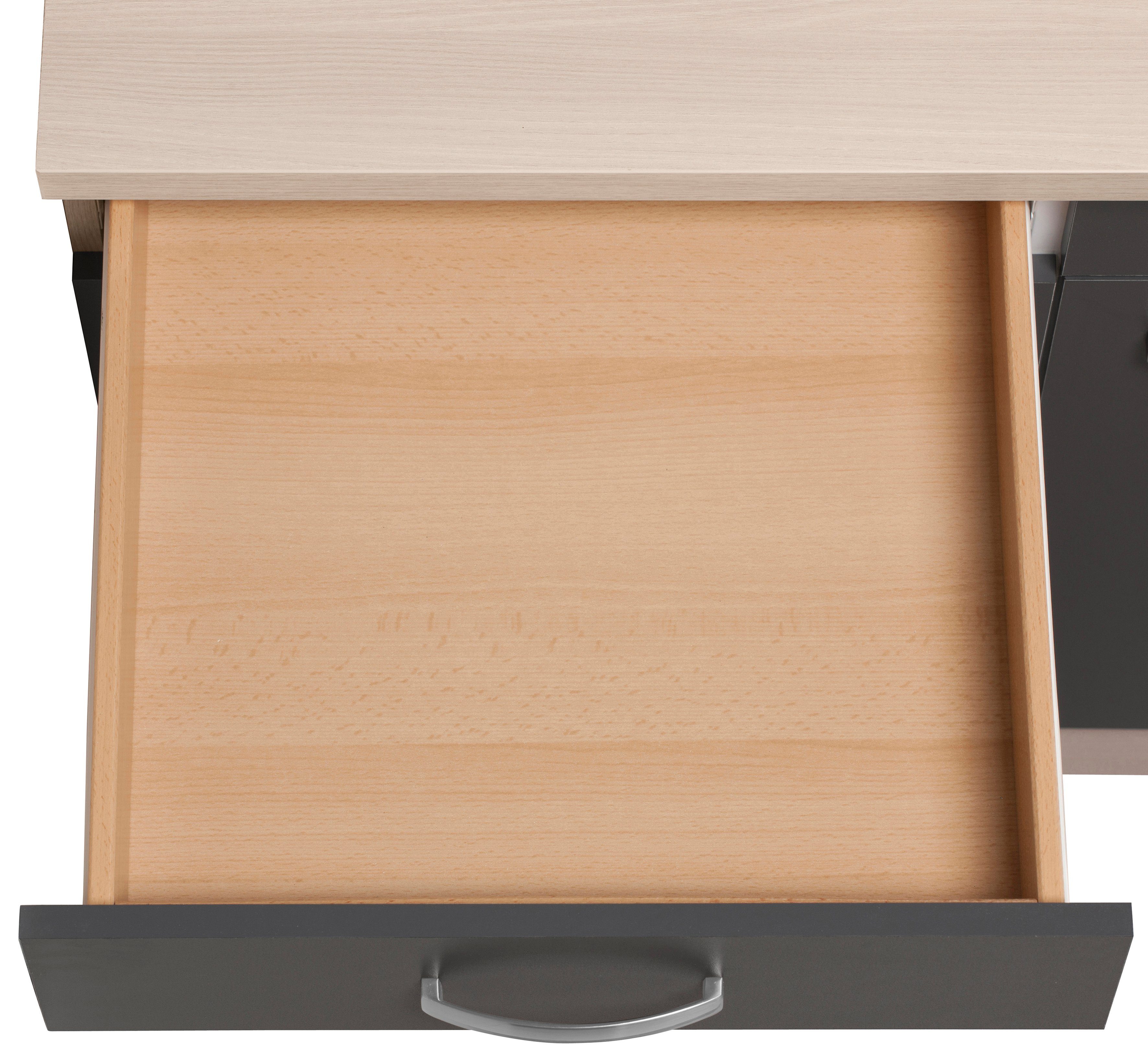 OPTIFIT Onderkast Faro , met metalen handgrepen, breedte 100 cm