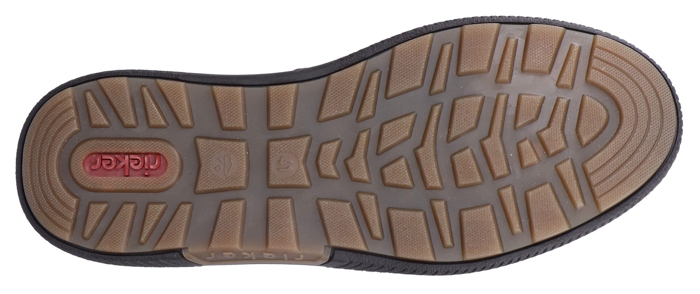 Rieker Winterlaarzen high top sneaker, veterschoen met tex-membraan, smalle vorm
