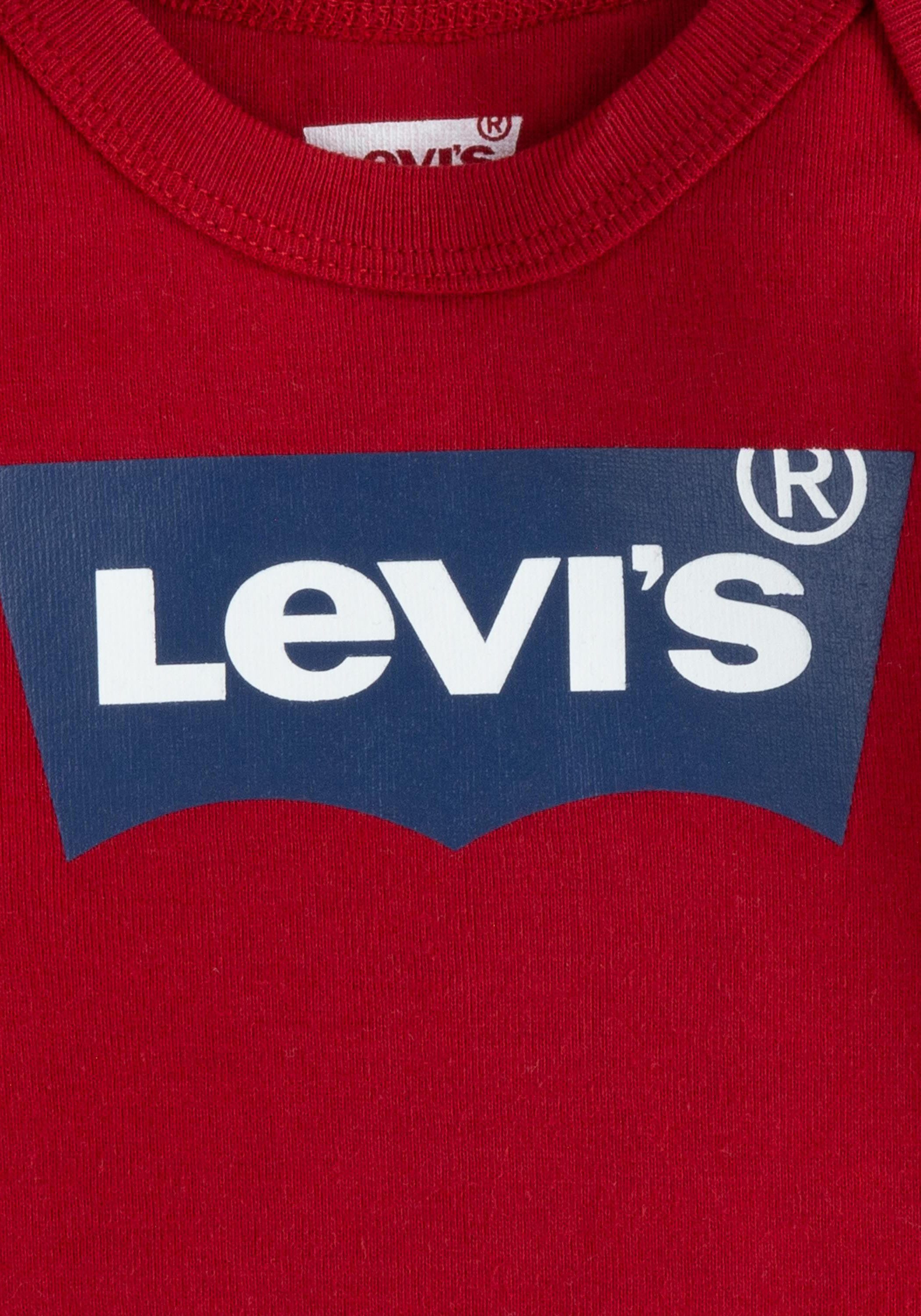 Levi's Kidswear Body met korte mouwen BATWING 2PK BODYSUIT UNISEX van Levi's® Kids voor baby's (2-delig)