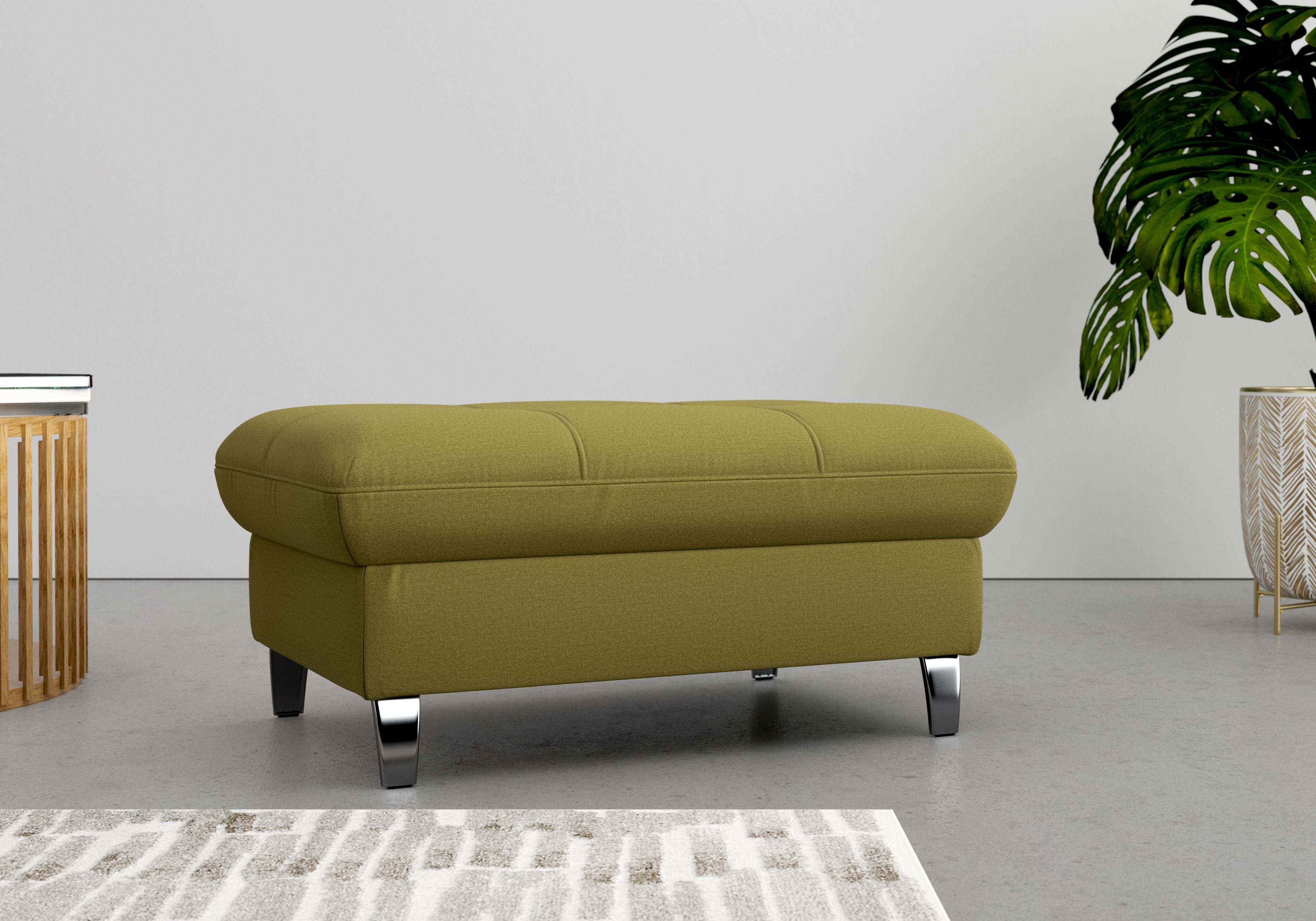 sit&more Hocker met bergruimte Maggiore met bergruimte en moderne metalen poten