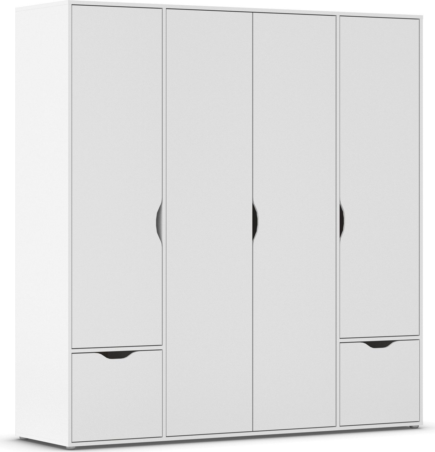 Rauch Draaideurkast Kledingkast Kast Garderobe Wasmand NARAI met Laden Greefaansluitingen voor een greeploze look TOPSELLER MADE IN GERMANY