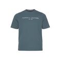tommy hilfiger t-shirt bt- tommy logo tee blauw
