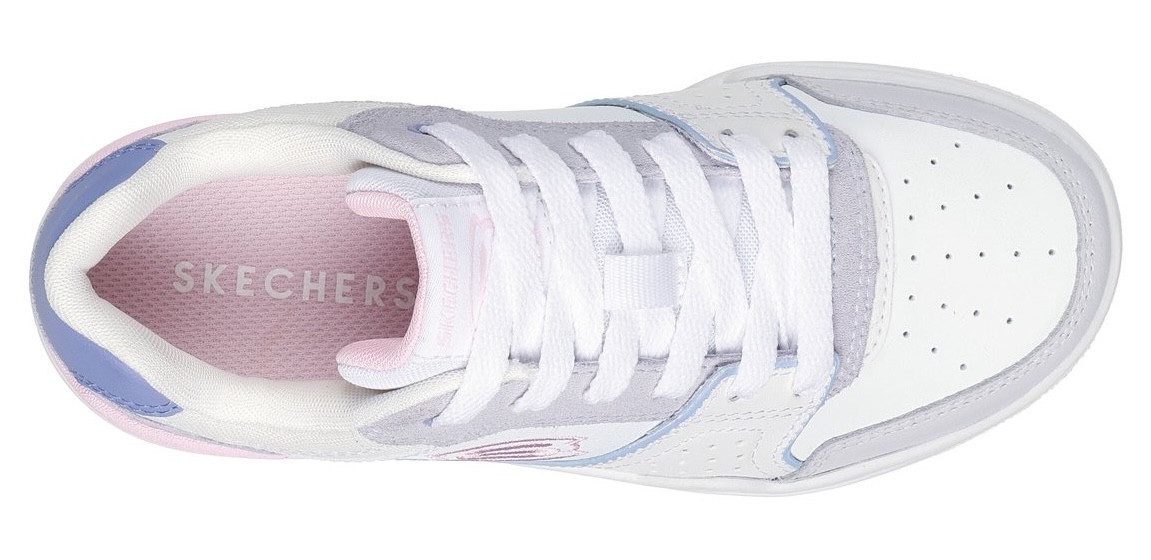 Skechers Sneakers SKX-228 , veterschoenen, retro sneaker met logoborduursel, maat sjabloon om te downloaden