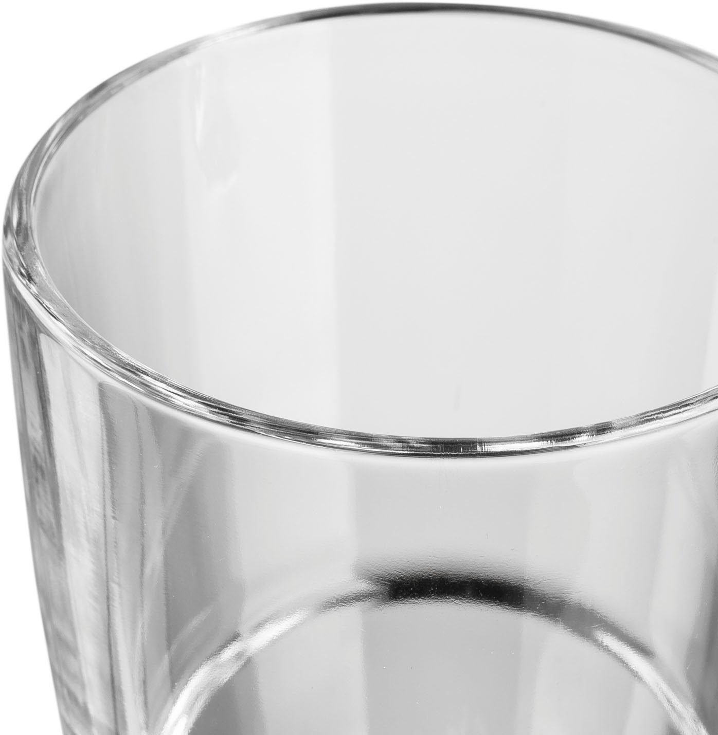 LEONARDO Latte macchiato glas SENSO (4-delig) incl. 2 lepels (set, 4-delig)