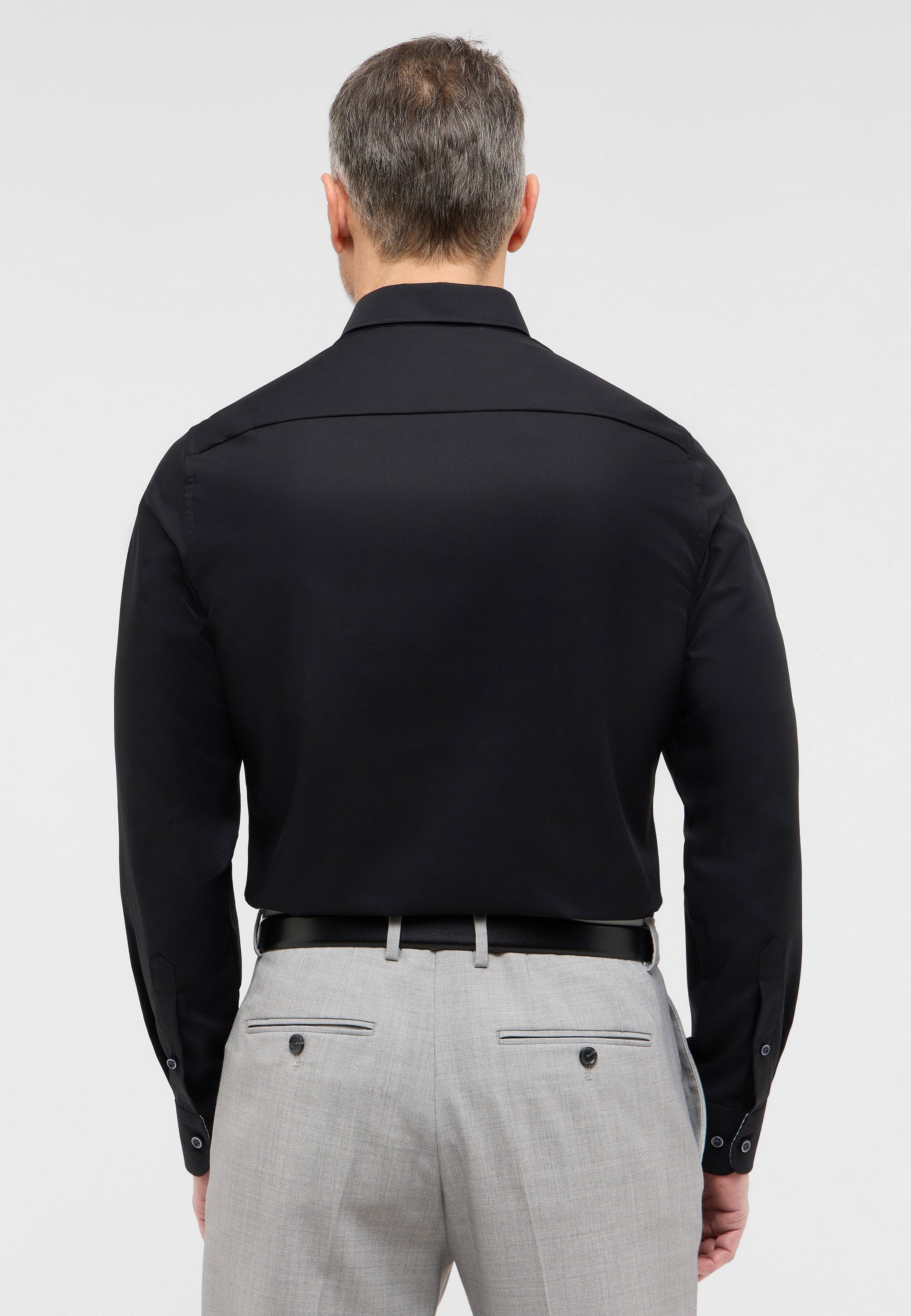 Eterna Overhemd met lange mouwen Slim fit NON IRON (strijkvrij)