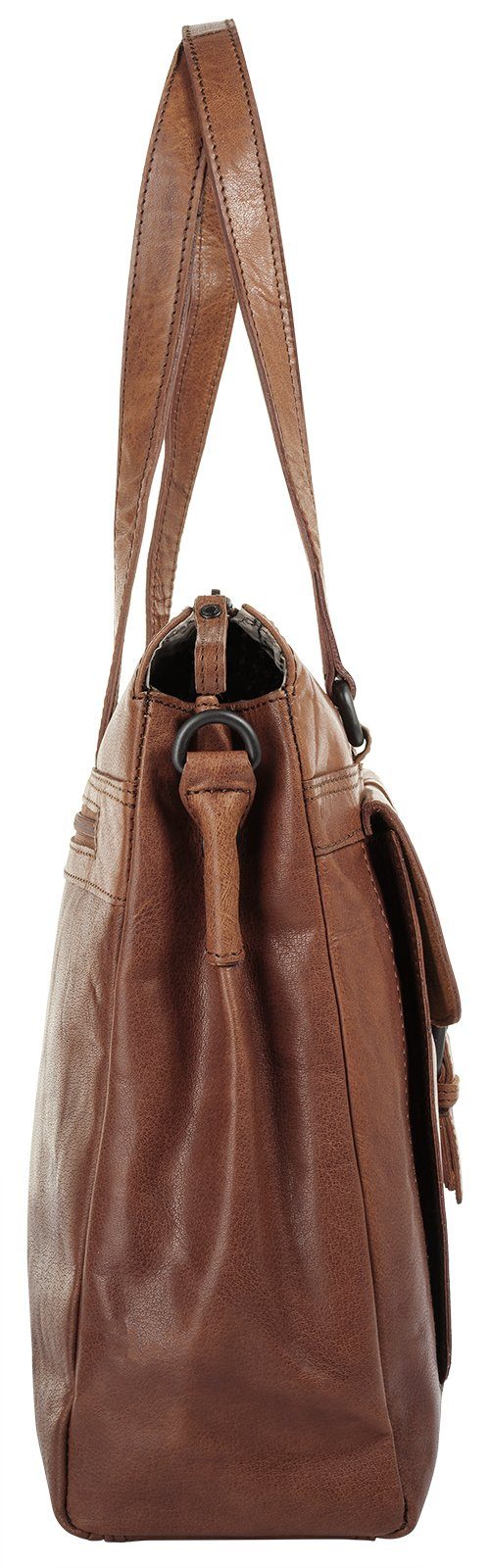 Spikes & Sparrow Shopper echt leder