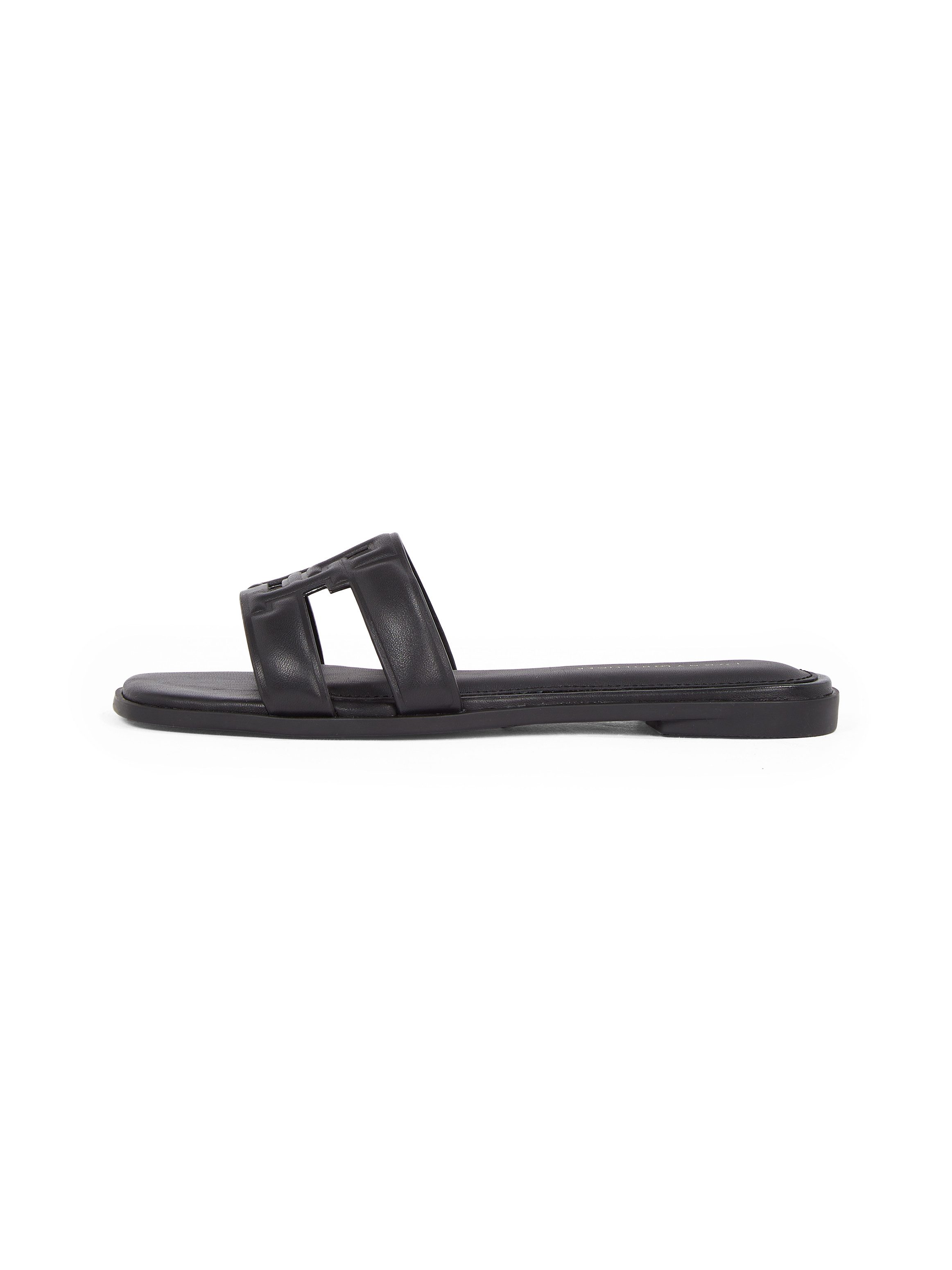 Tommy Hilfiger Slippers TH LOGO STRAP MULE , comfortabele schoen, zomerschoen, flats met th-logo