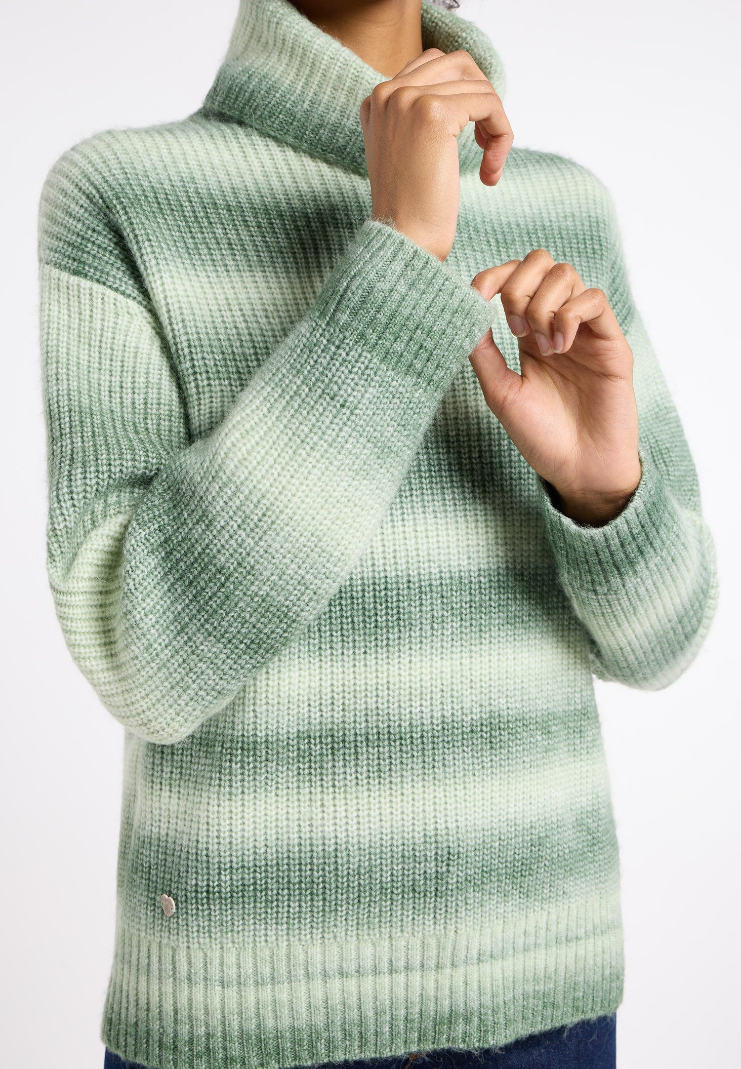 Ragwear Coltrui SAFINA met kleurrijk gestreept breipatroon