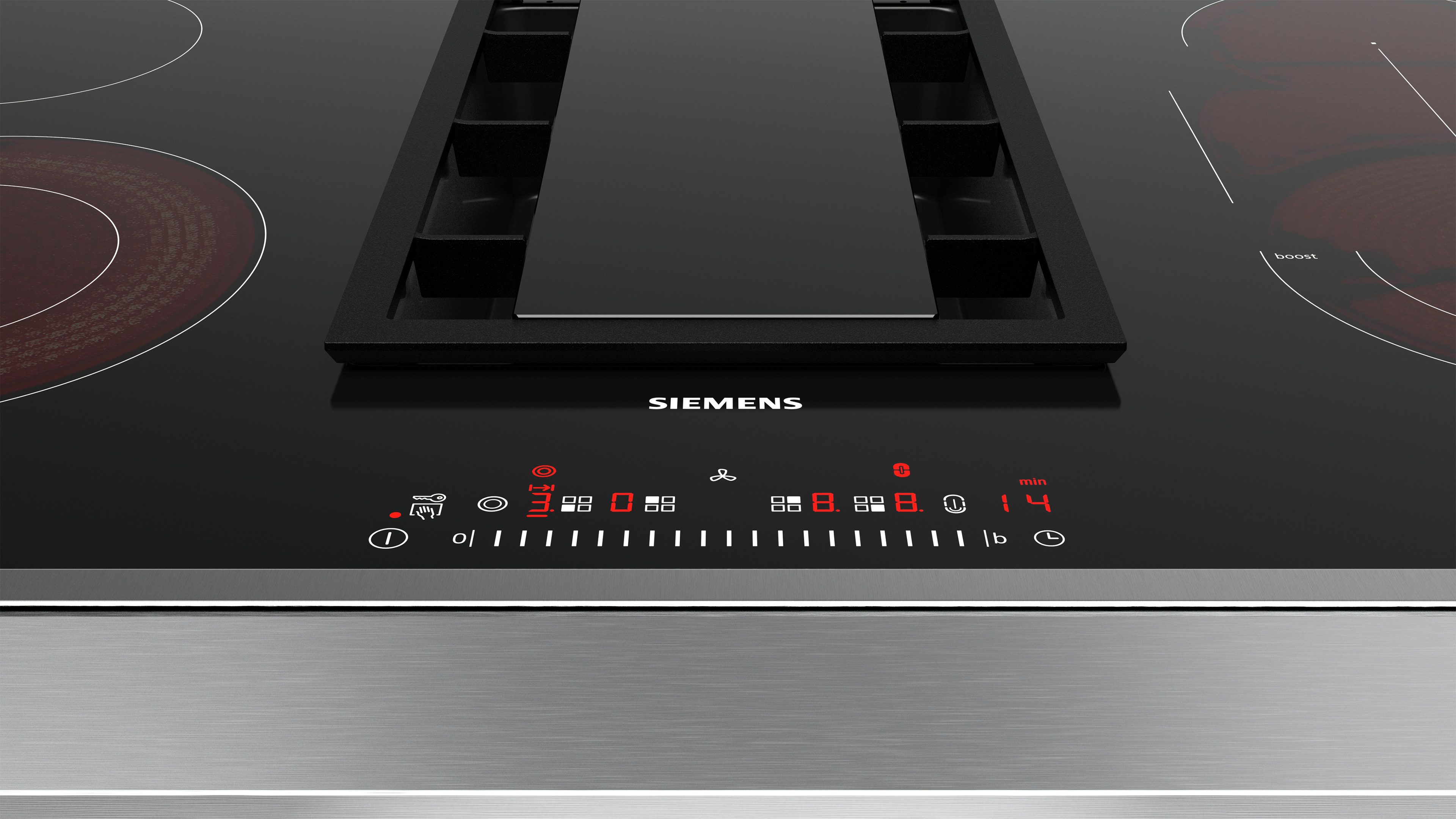 SIEMENS Kookplaat met afzuigkap ET845FM11E
