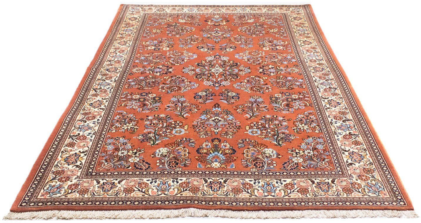 morgenland Wollen kleed Sarough Teppich handgeknüpft rot-Perserteppich - Classic - 243 x 165 cm - rot
