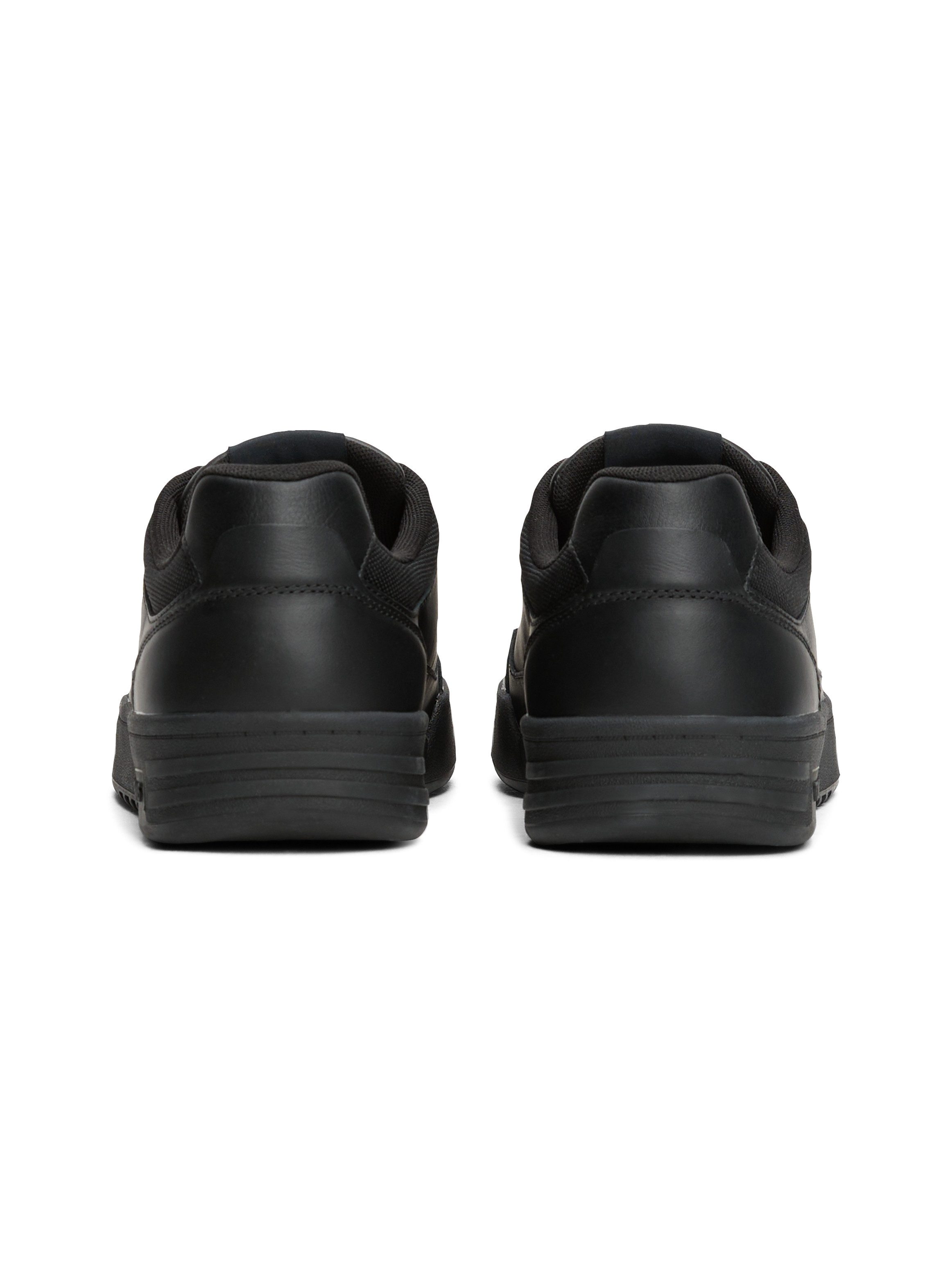 TOMMY JEANS Sneakers (NEW) TJM CUPSOLE LEATHER ESS , vrijetijdsschoen, lage schoen, veterschoen in basket-look