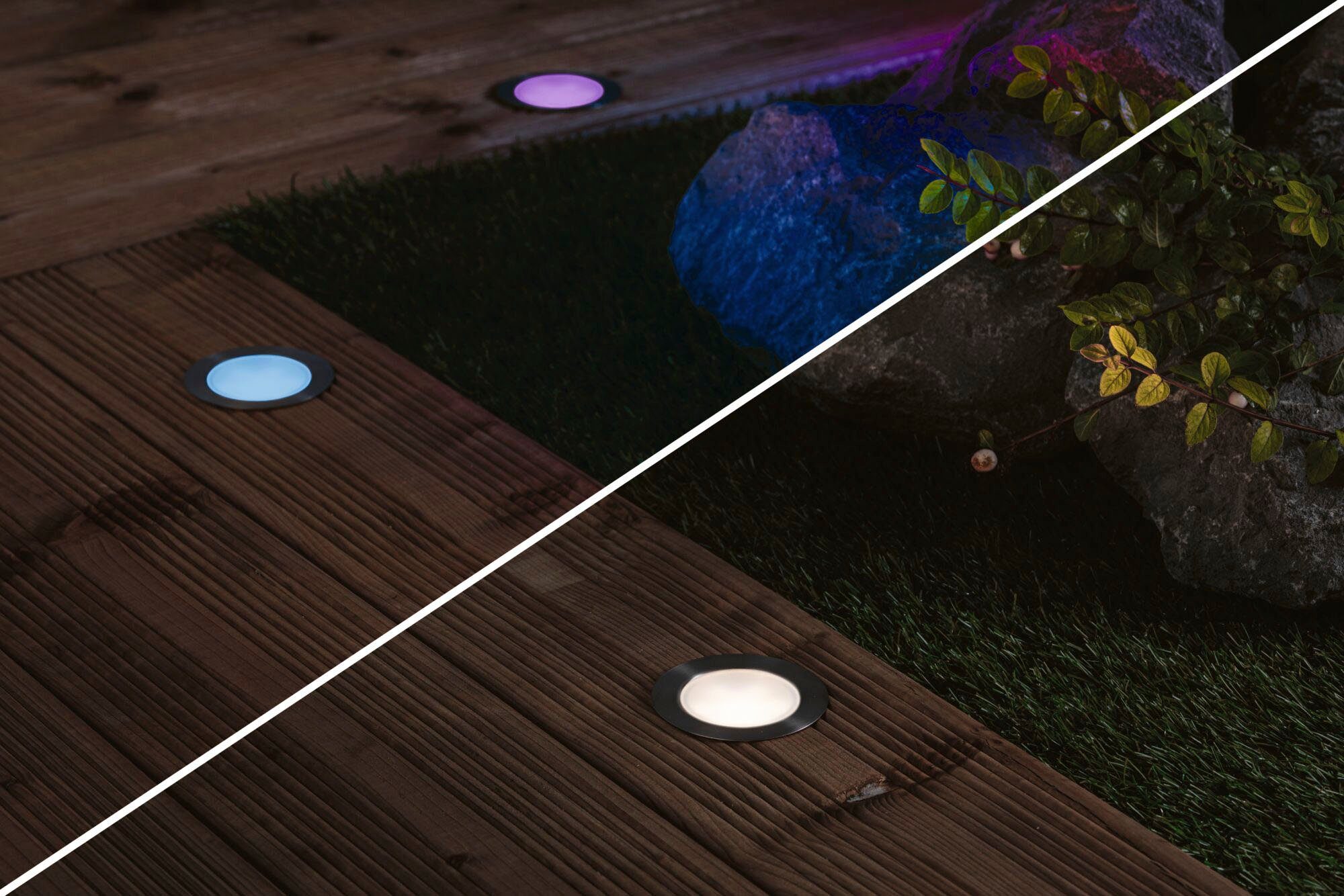 Paulmann Led-tuinverlichting Buiten Plug & Shine Inbouwlamp Vloer RGBW IP67 ZigBee (1 stuk)