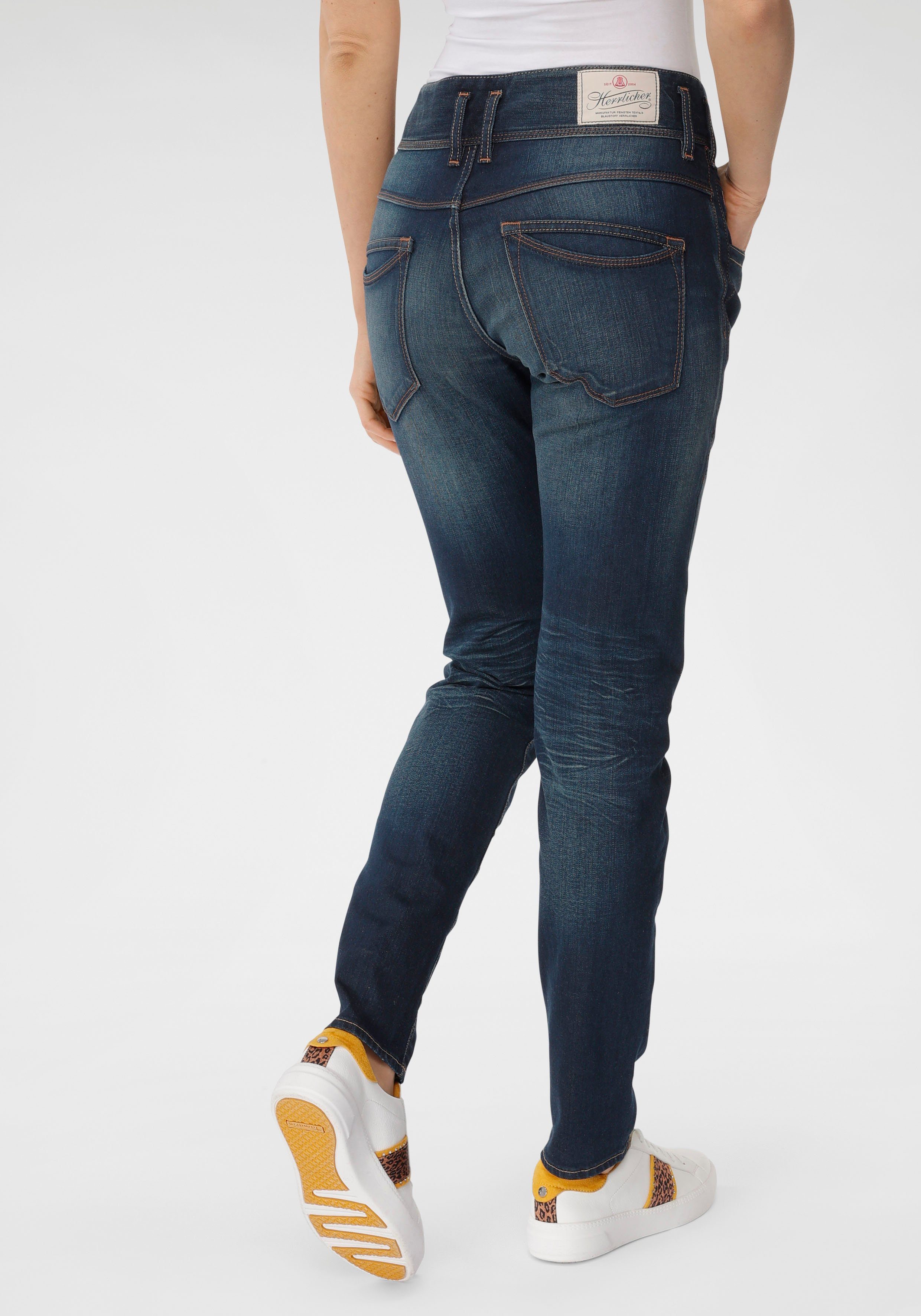 herrlicher boyfriendjeans bijou high waist blauw