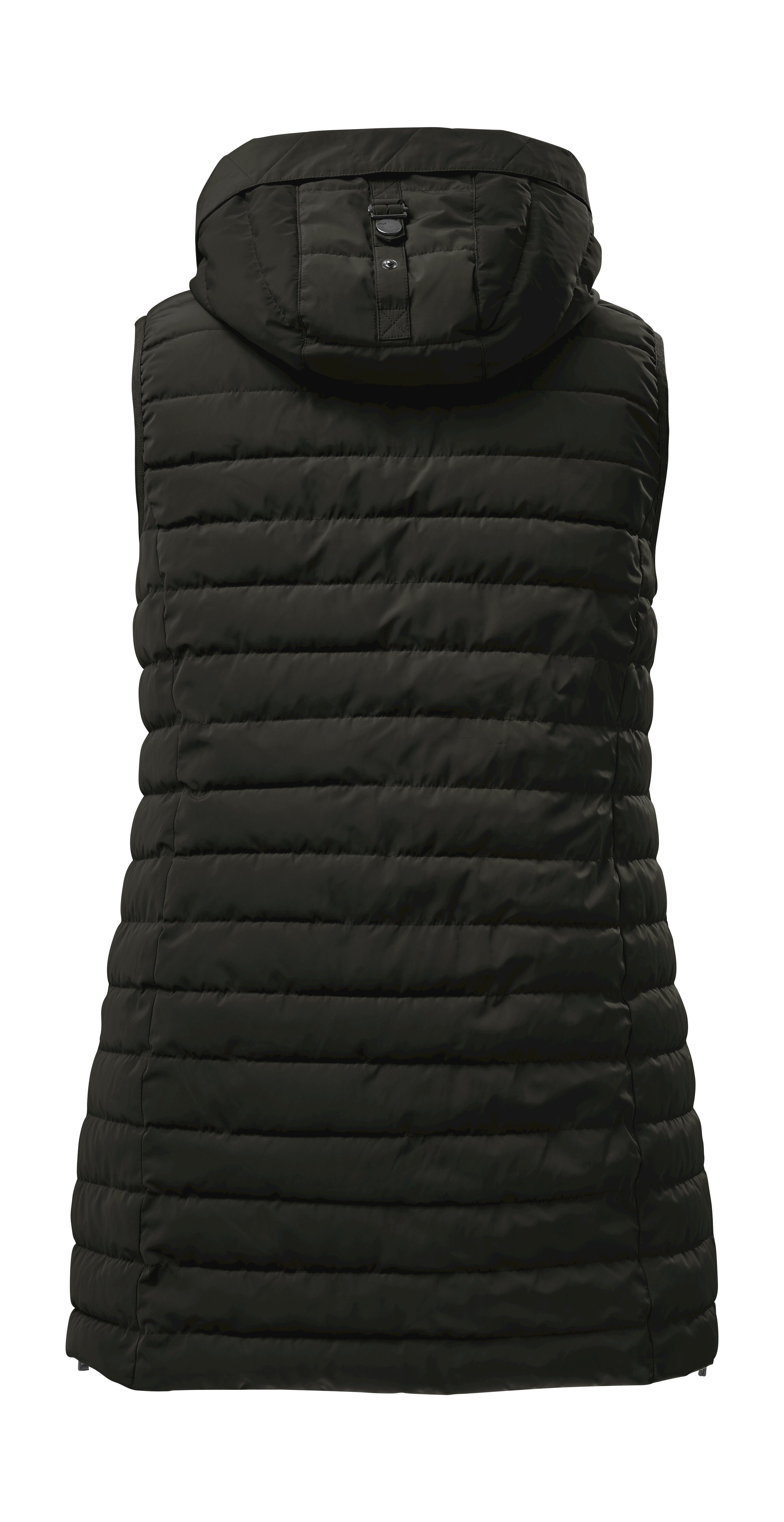 STOY Bodywarmer STS 3 WMN QLTD VST Lichte, waterafstotende damesbodywarmer met plus-size snit en capuchon