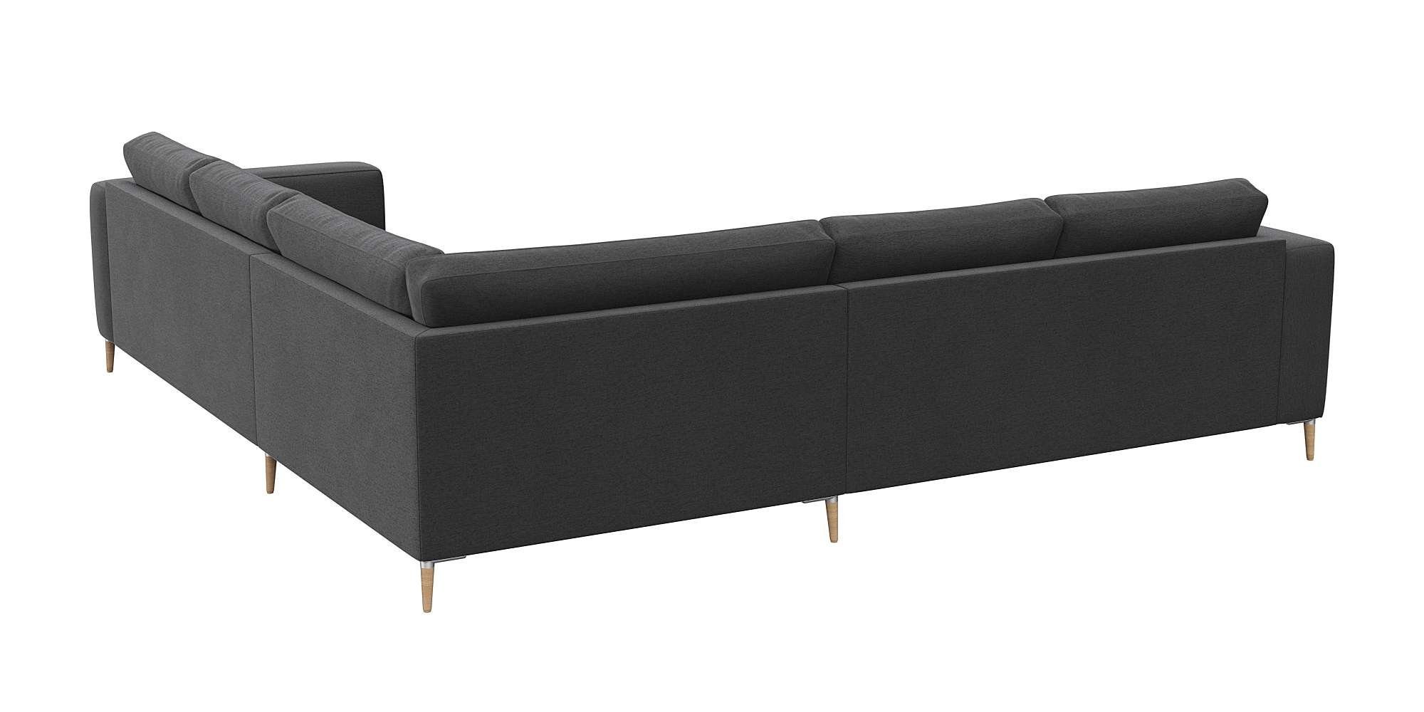 FLEXLUX Hoekbank Fiore, gelijkbenig, super zitcomfort door koudschuim in de zitting