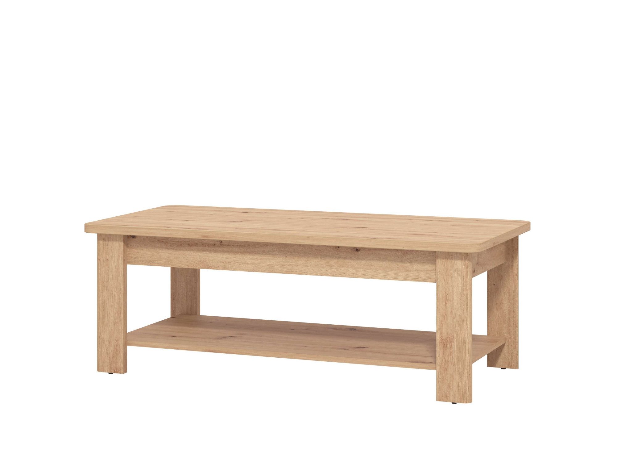 Home affaire Salontafel Jersey salontafel, 124 cm, in trendy kleuren, modern Elegante salontafel, tijdloos ontwerp, met een onderplank