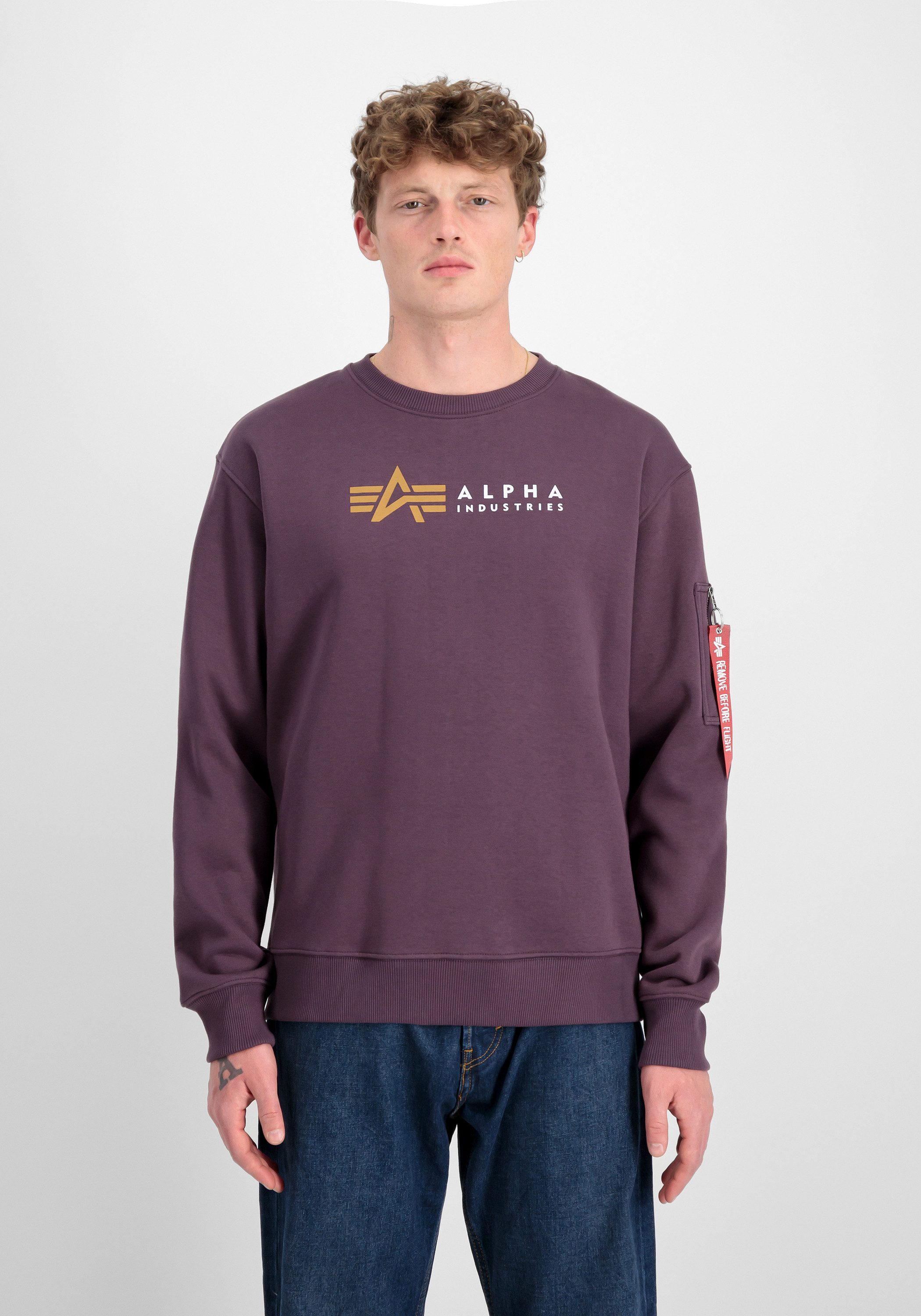 Alpha Industries Sweater Men Sweatshirts Alpha Label Sweater