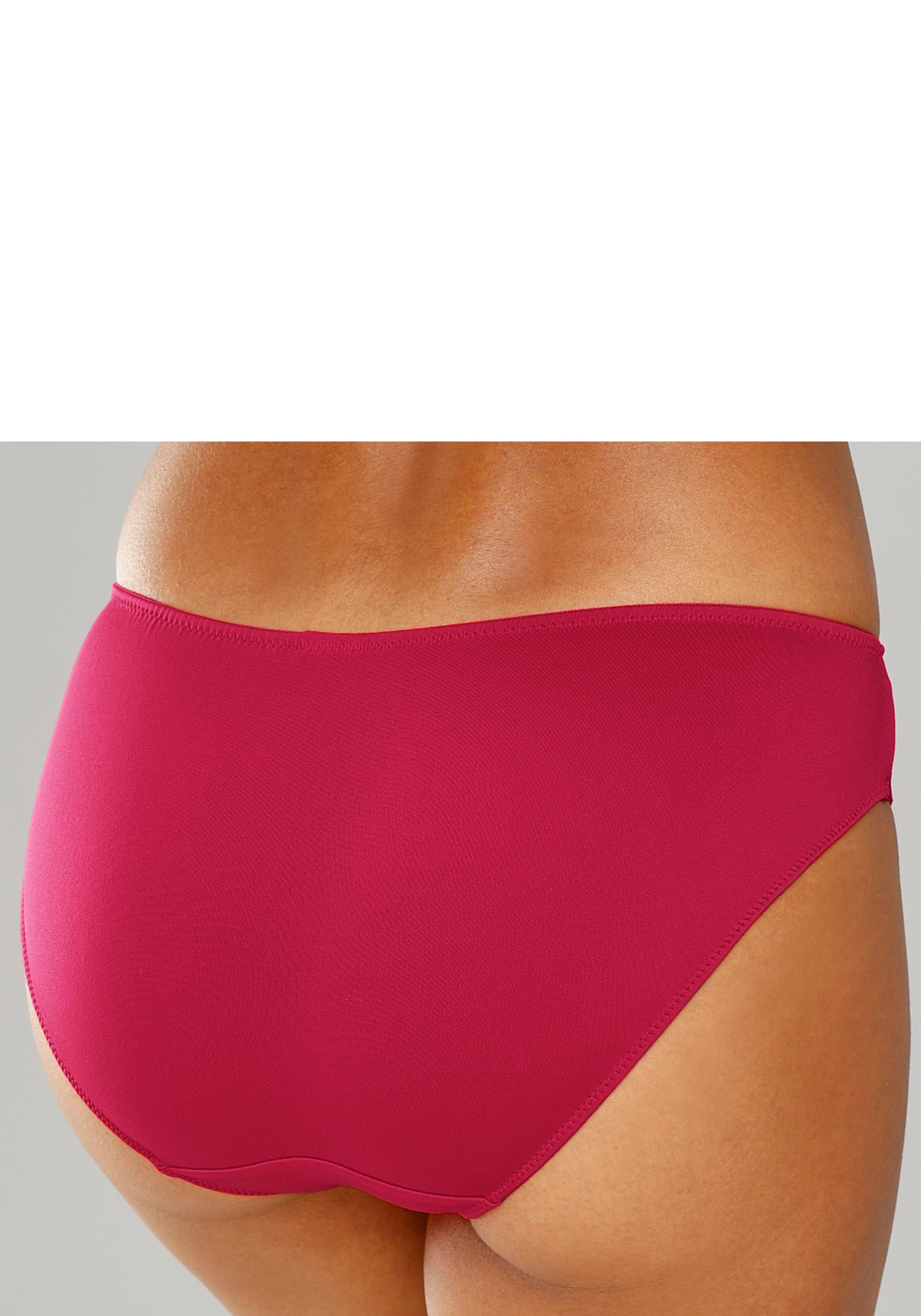 Petite fleur Slip met iets transparante jacquard-kant aan beide kanten opzij (3 stuks)