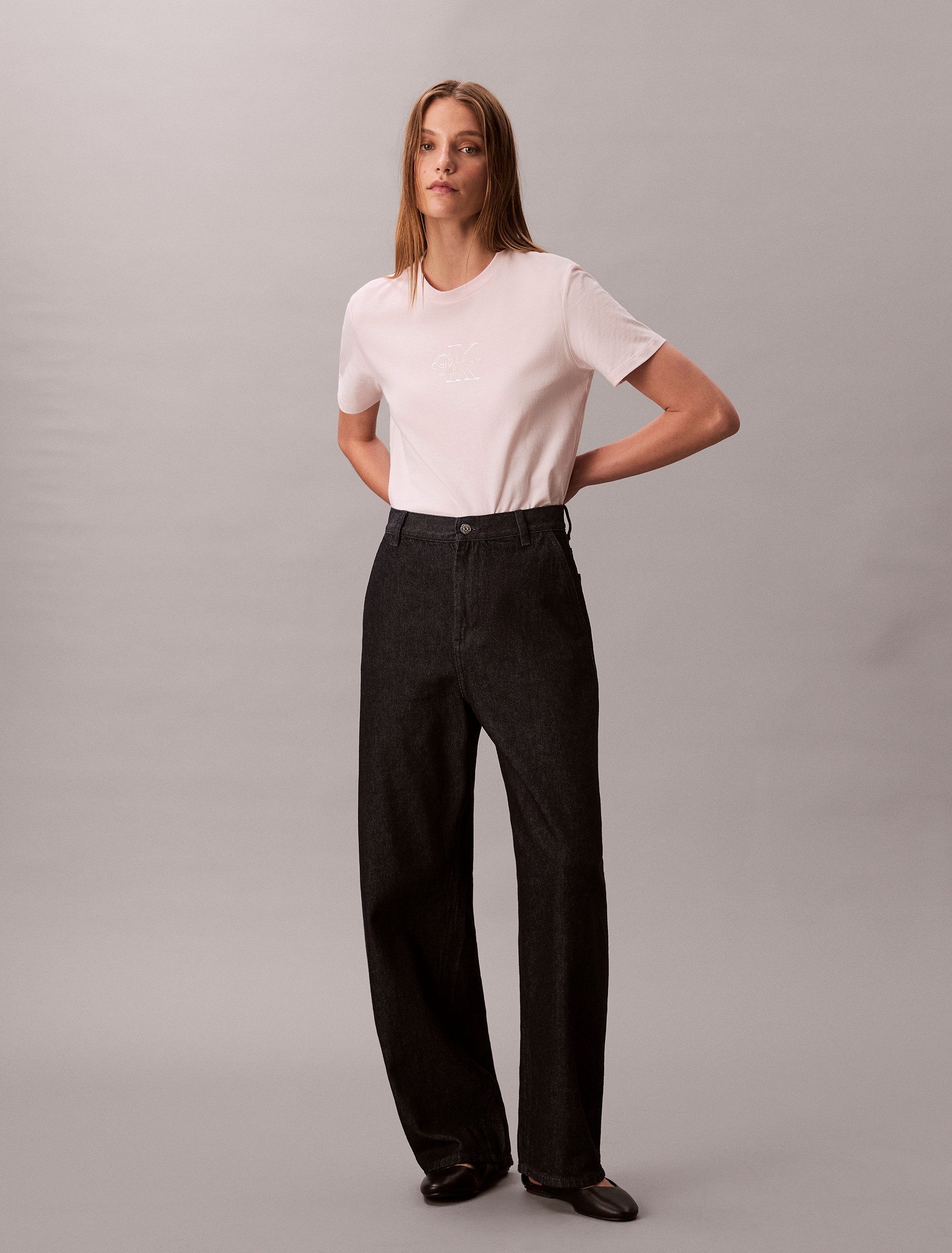 Calvin Klein T-shirt SS CLASSIC FOIL MONOLOGO TEE