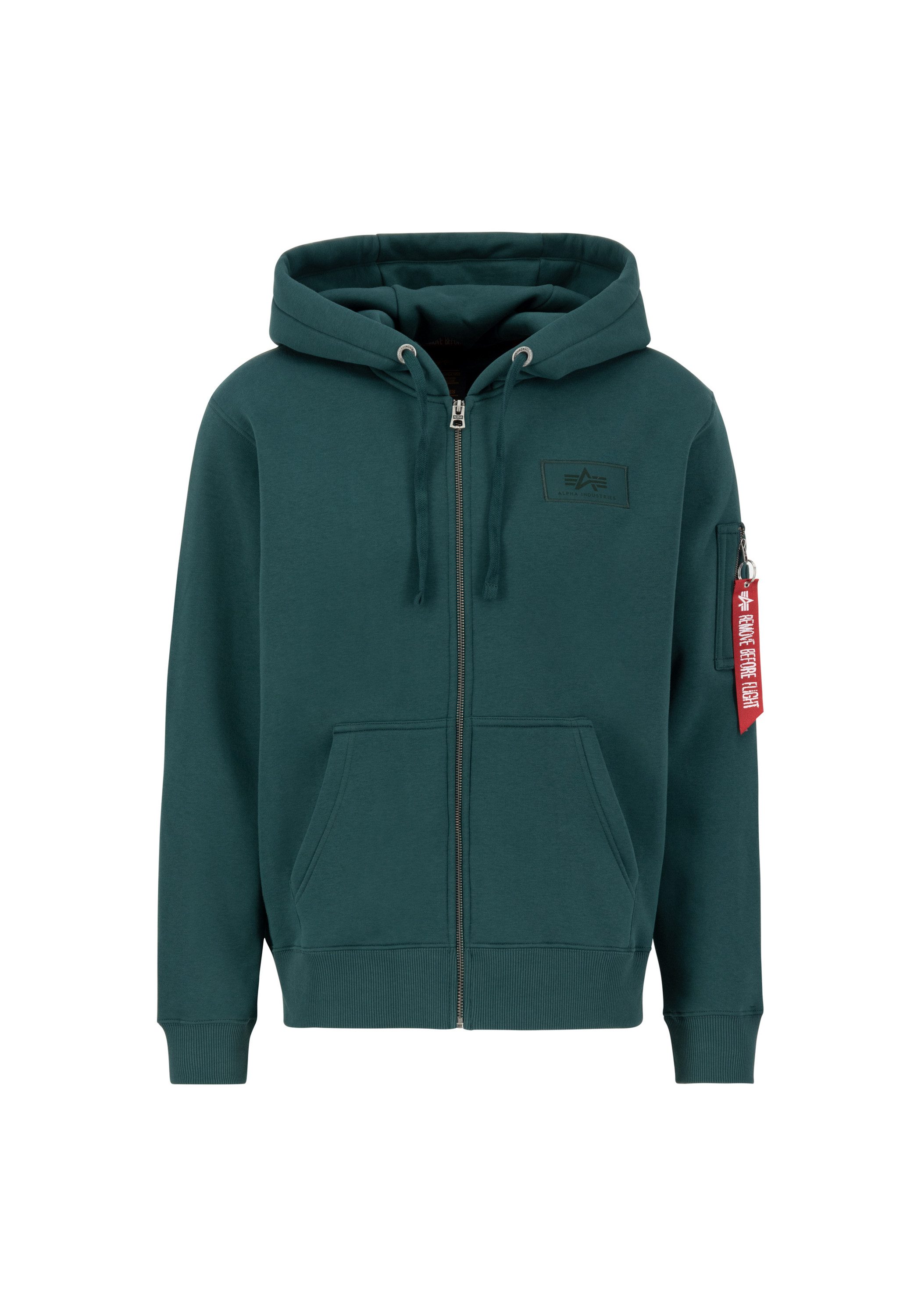 Alpha Industries Hoodie Men Hoodies Back Print Zip Hoody
