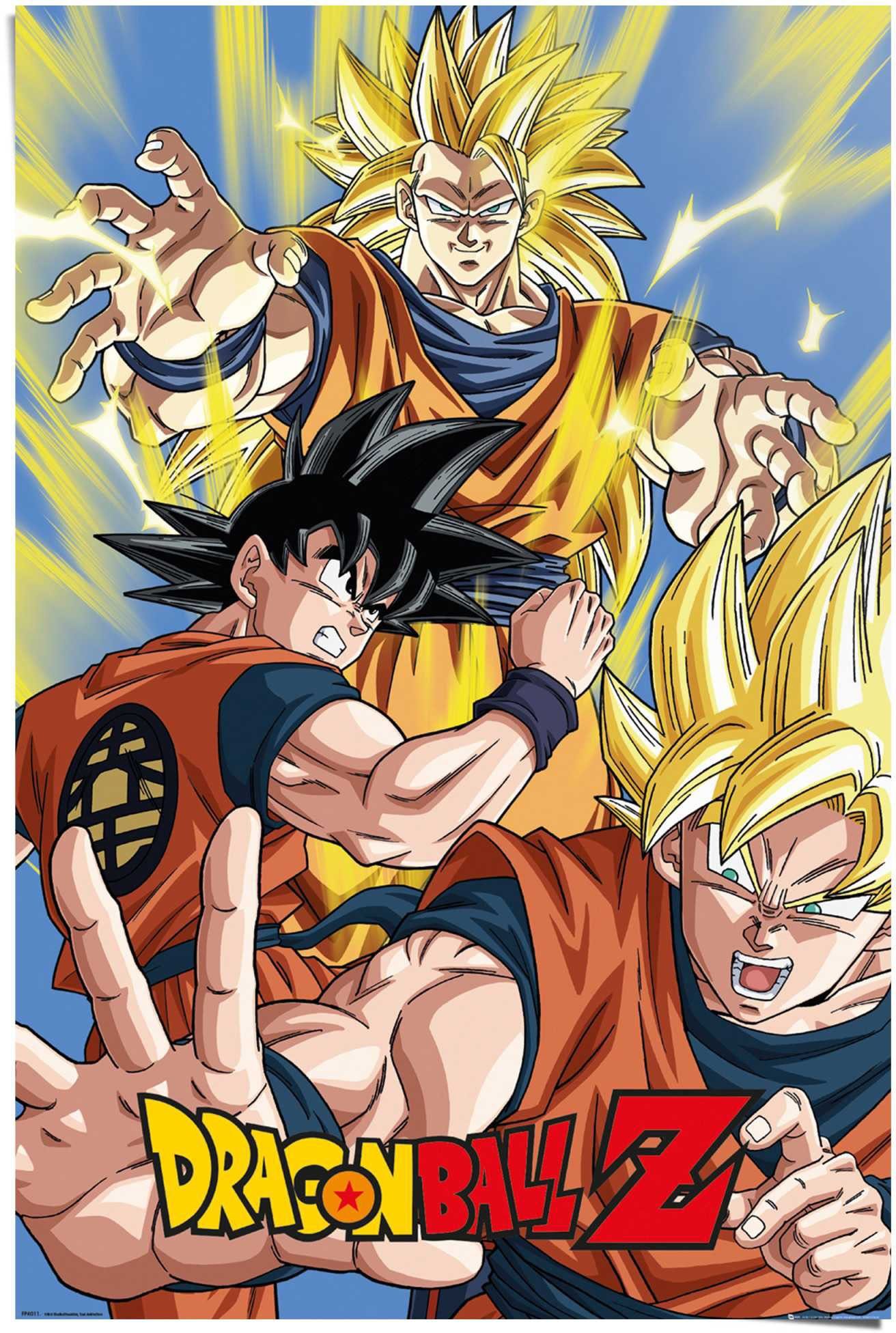 Reinders! Poster Dragon Ball Z Goku in de online shop | OTTO