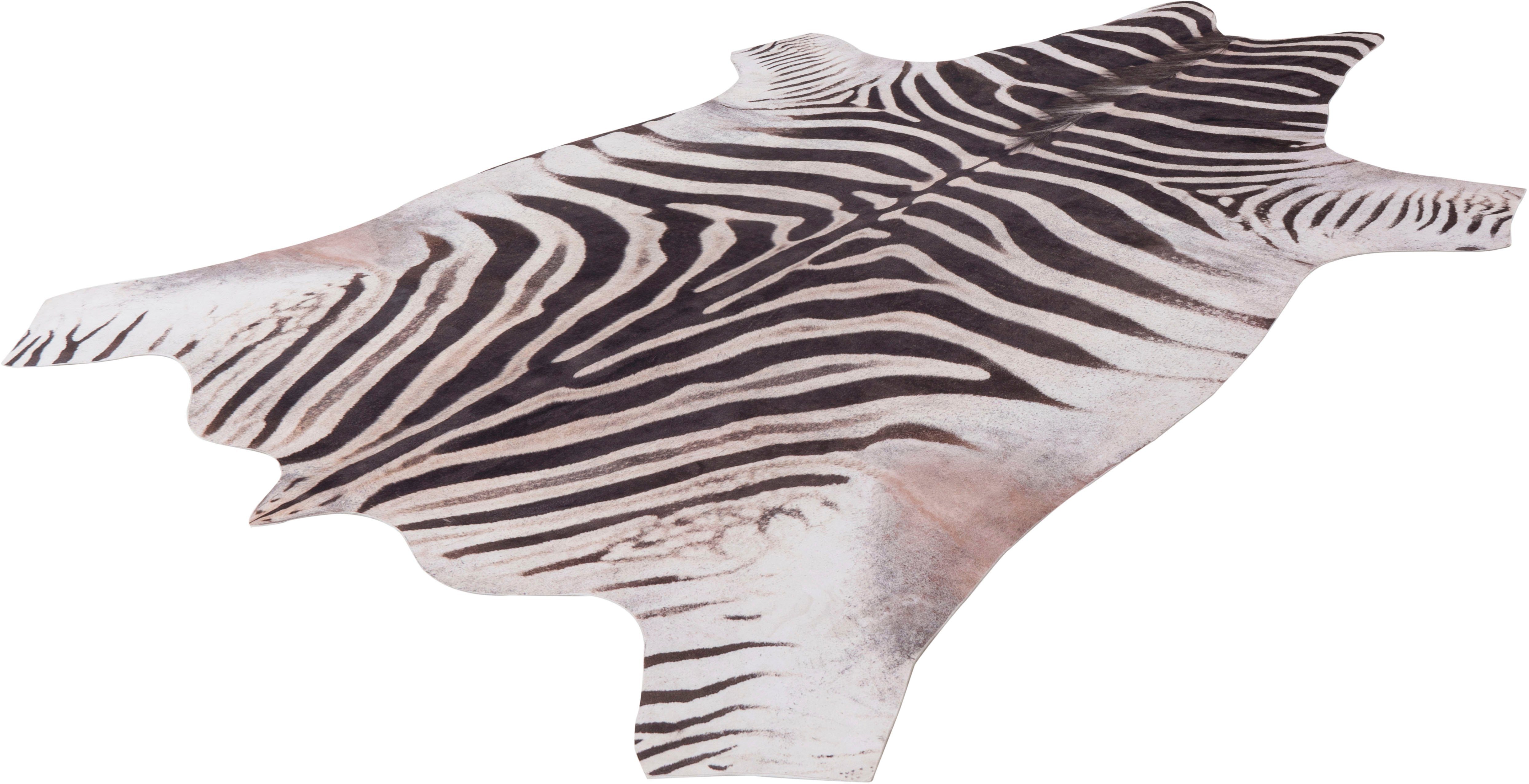 Obsession Vachtvloerkleed My Toledo 192 Imitatiebont, geprinte zebra-look, ideaal in de woonkamer & slaapkamer